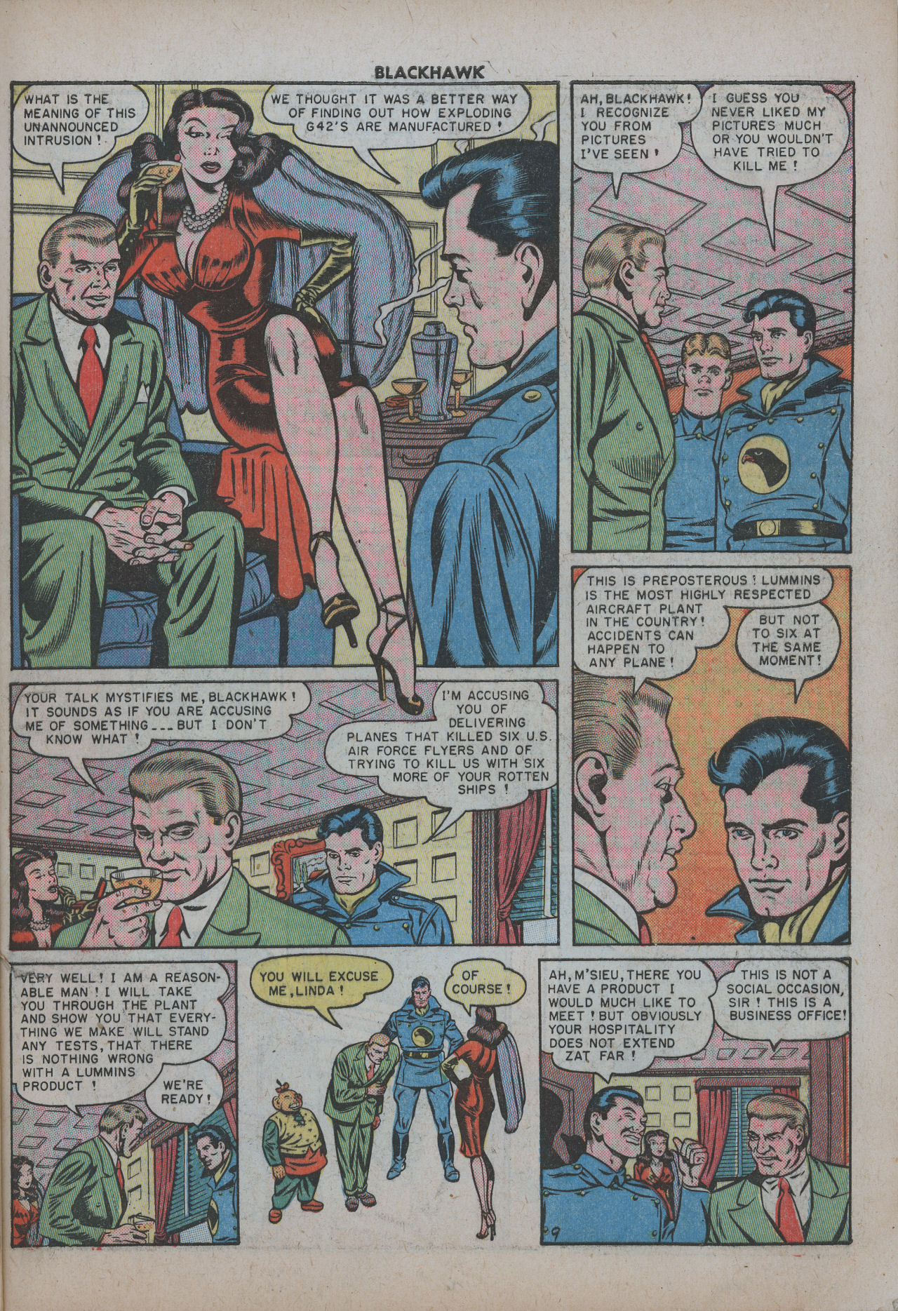 Read online Blackhawk (1957) comic -  Issue #34 - 12