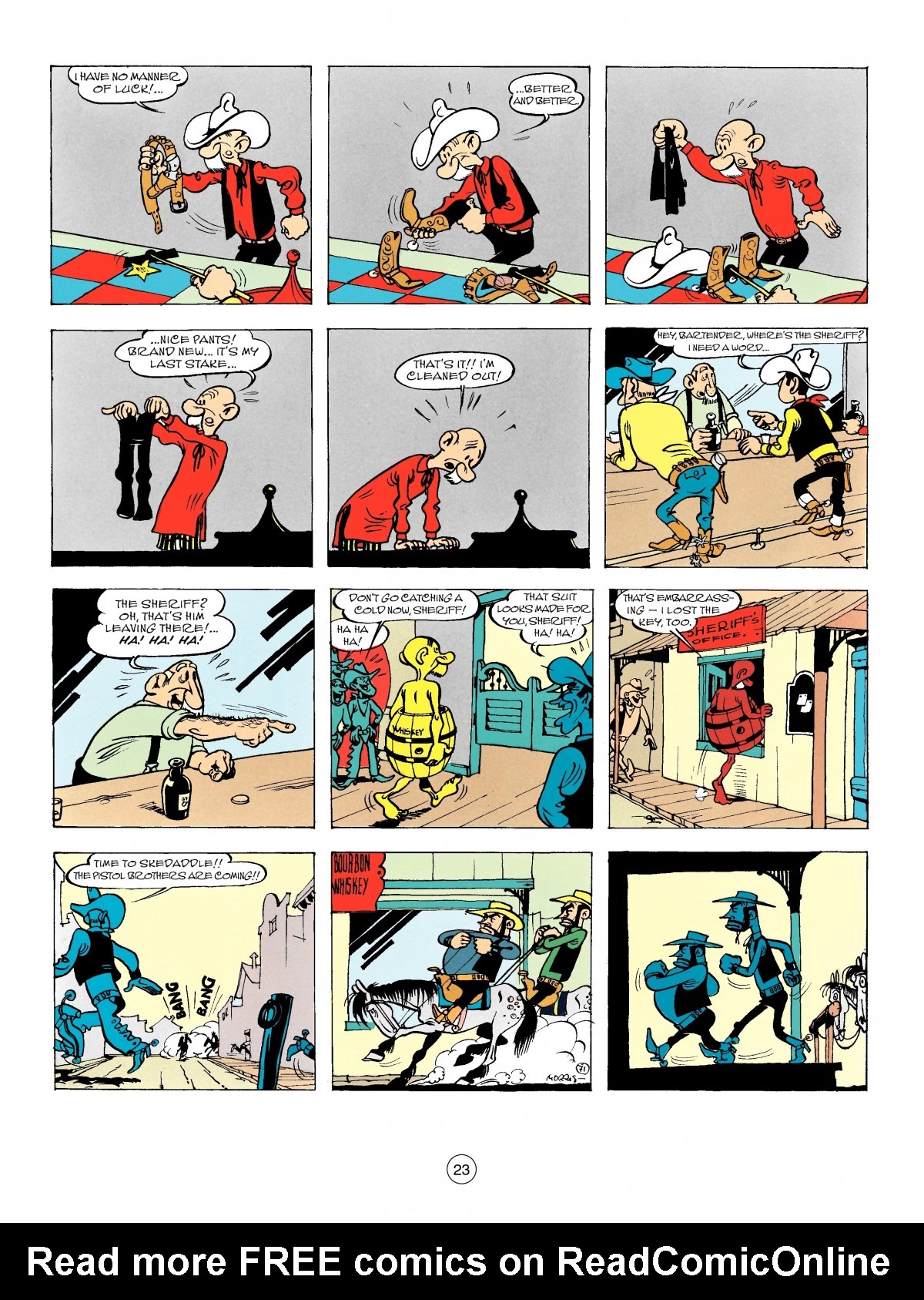 Read online A Lucky Luke Adventure comic -  Issue #54 - 23