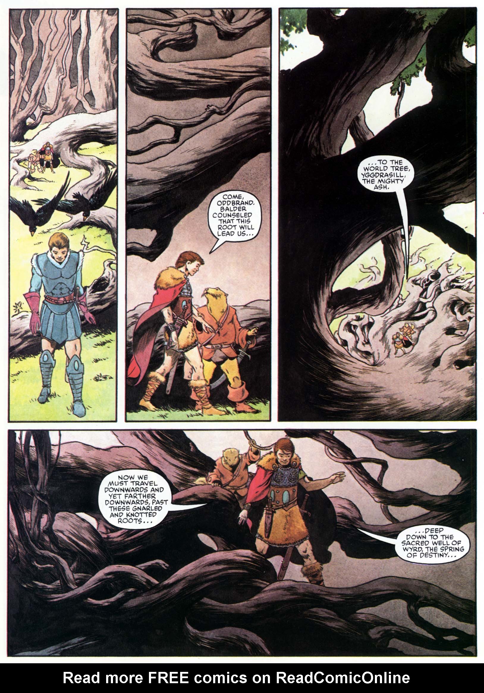 Read online Marvel Graphic Novel comic -  Issue #15 - The Raven Banner - 48