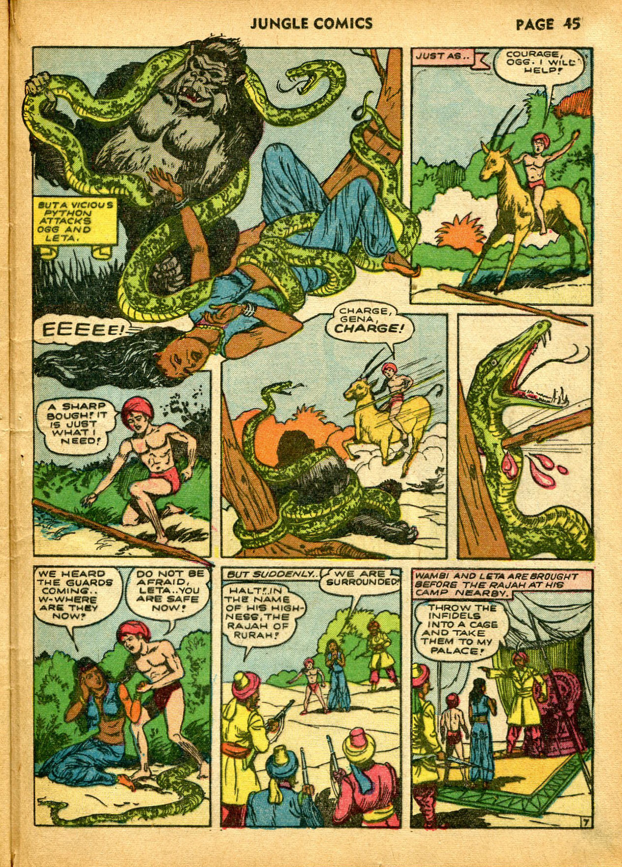 Read online Jungle Comics comic -  Issue #32 - 48