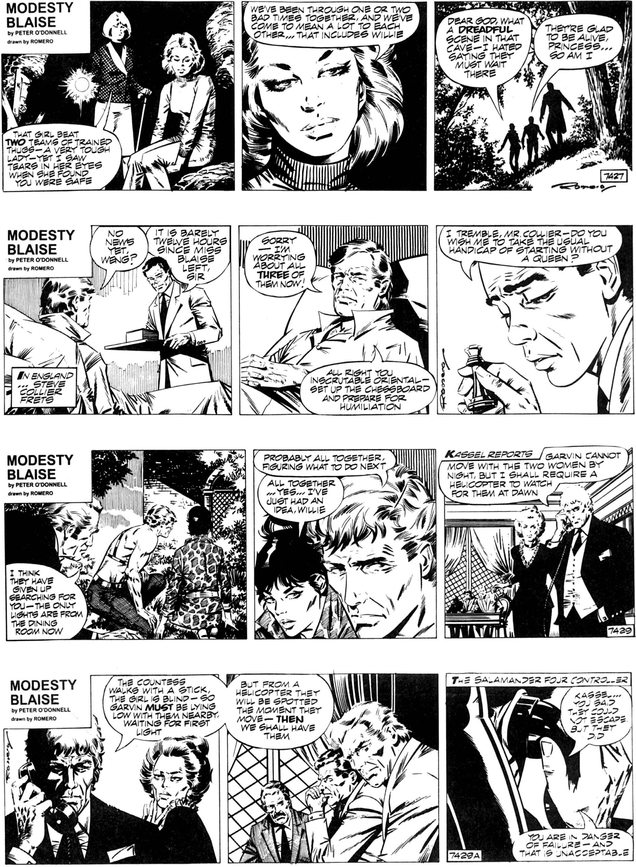 Read online Modesty Blaise: Lady in the Dark comic -  Issue # Full - 28