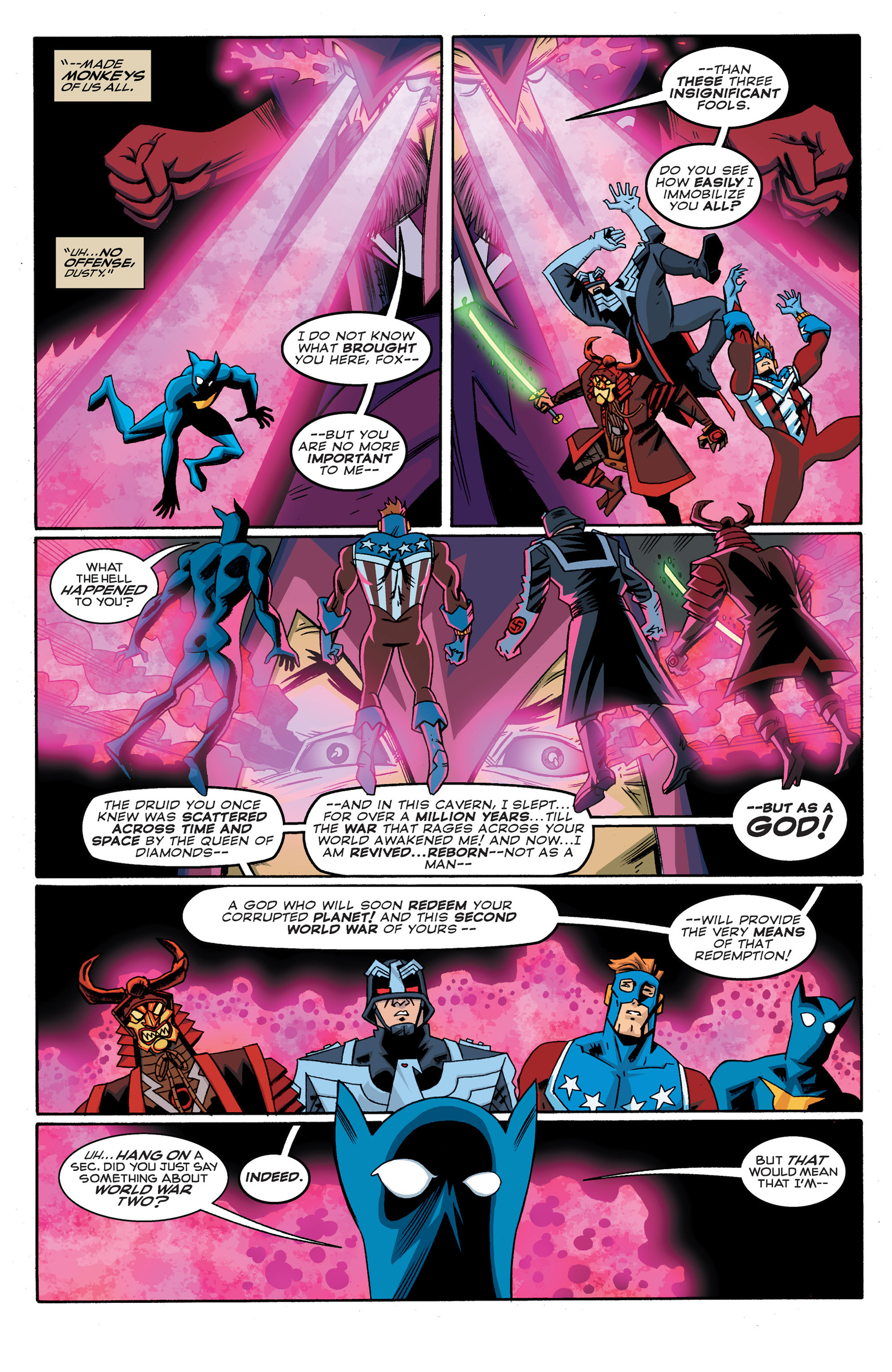 Read online The Fox comic -  Issue #5 - 6