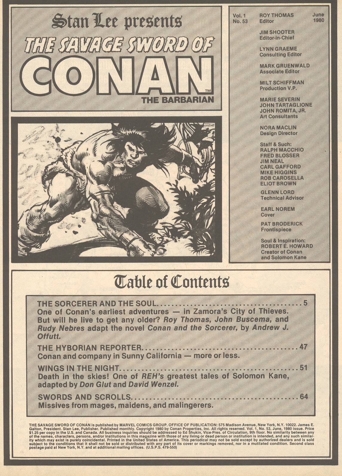Read online The Savage Sword Of Conan comic -  Issue #53 - 3