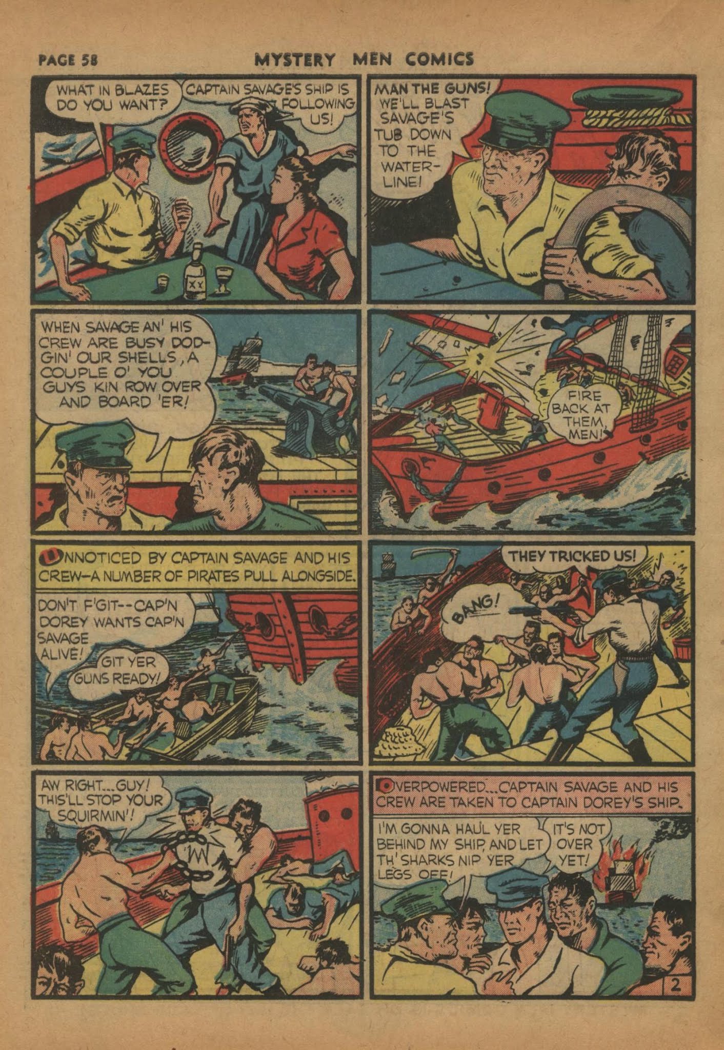 Read online Mystery Men Comics comic -  Issue #16 - 60