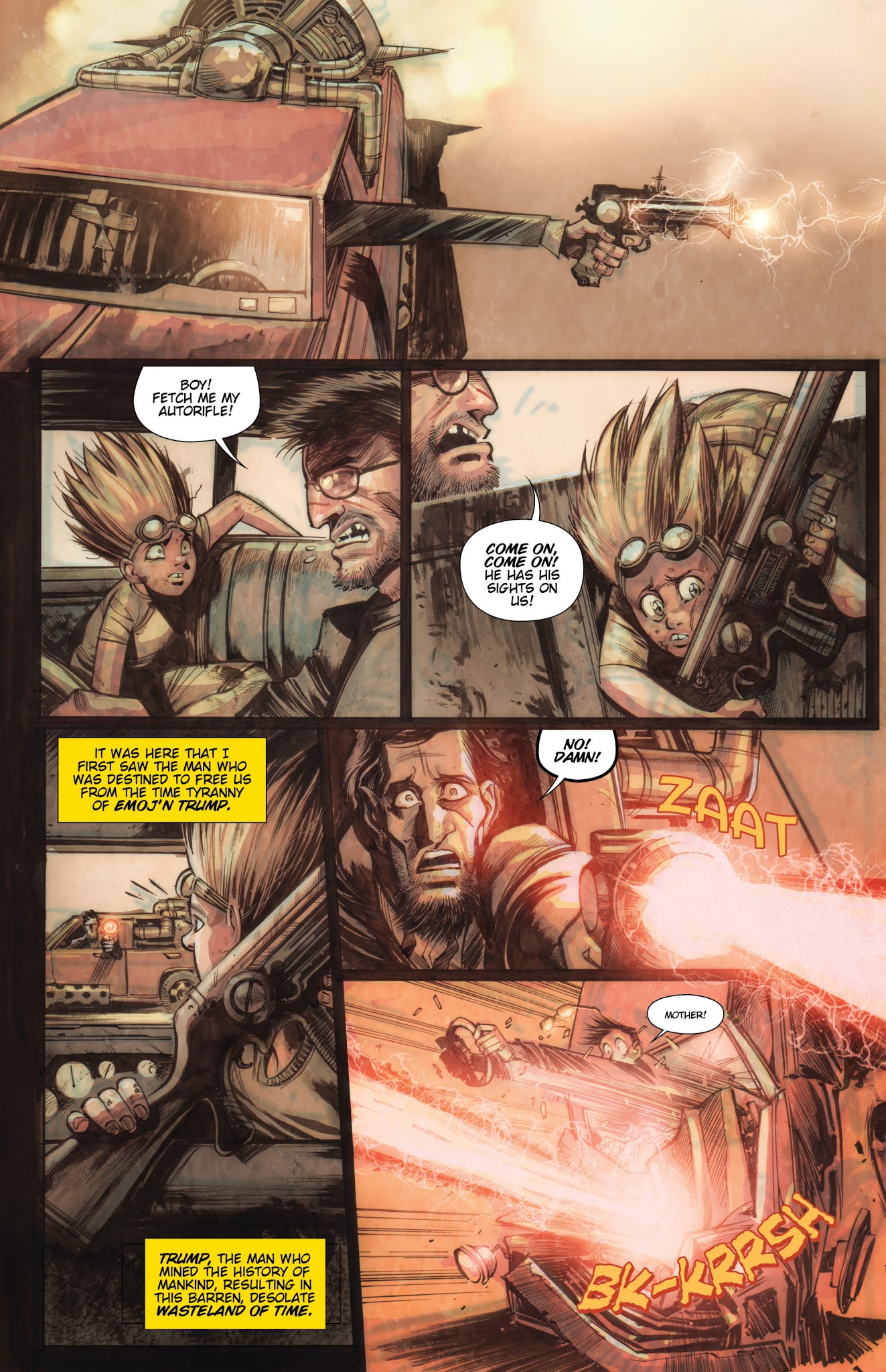 Read online Trump vs. Time Lincoln comic -  Issue # Full - 5