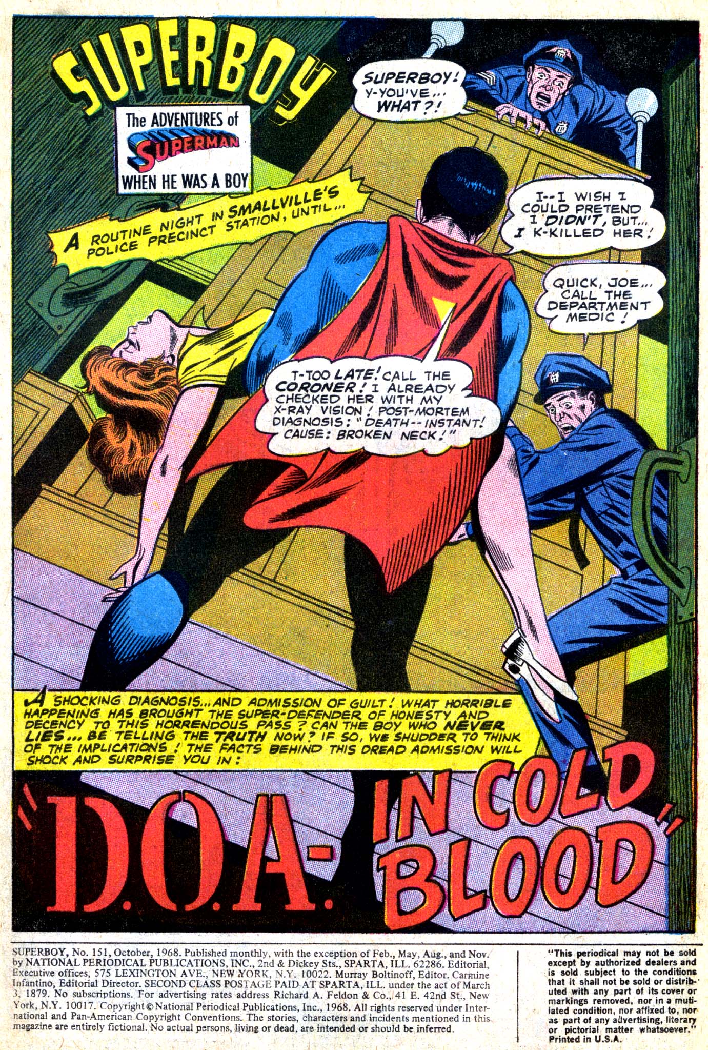 Read online Superboy (1949) comic -  Issue #151 - 2