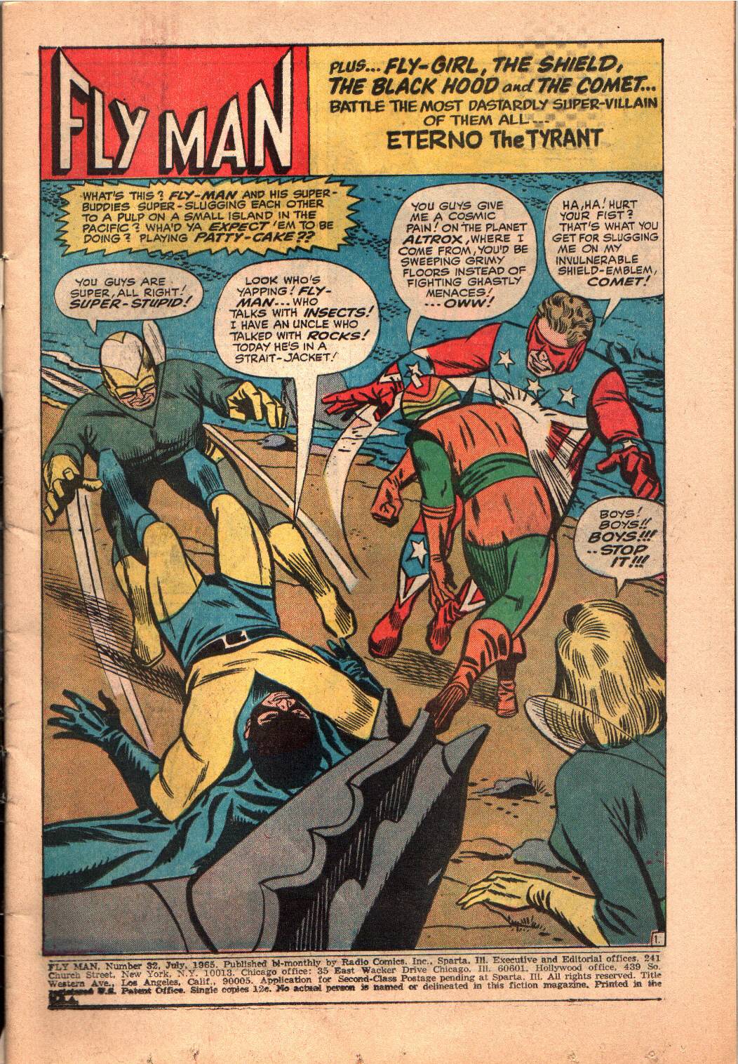 Read online Fly Man comic -  Issue #32 - 2