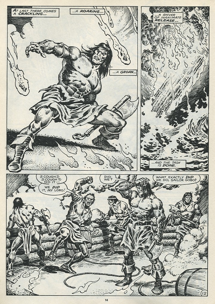 Read online The Savage Sword Of Conan comic -  Issue #167 - 16