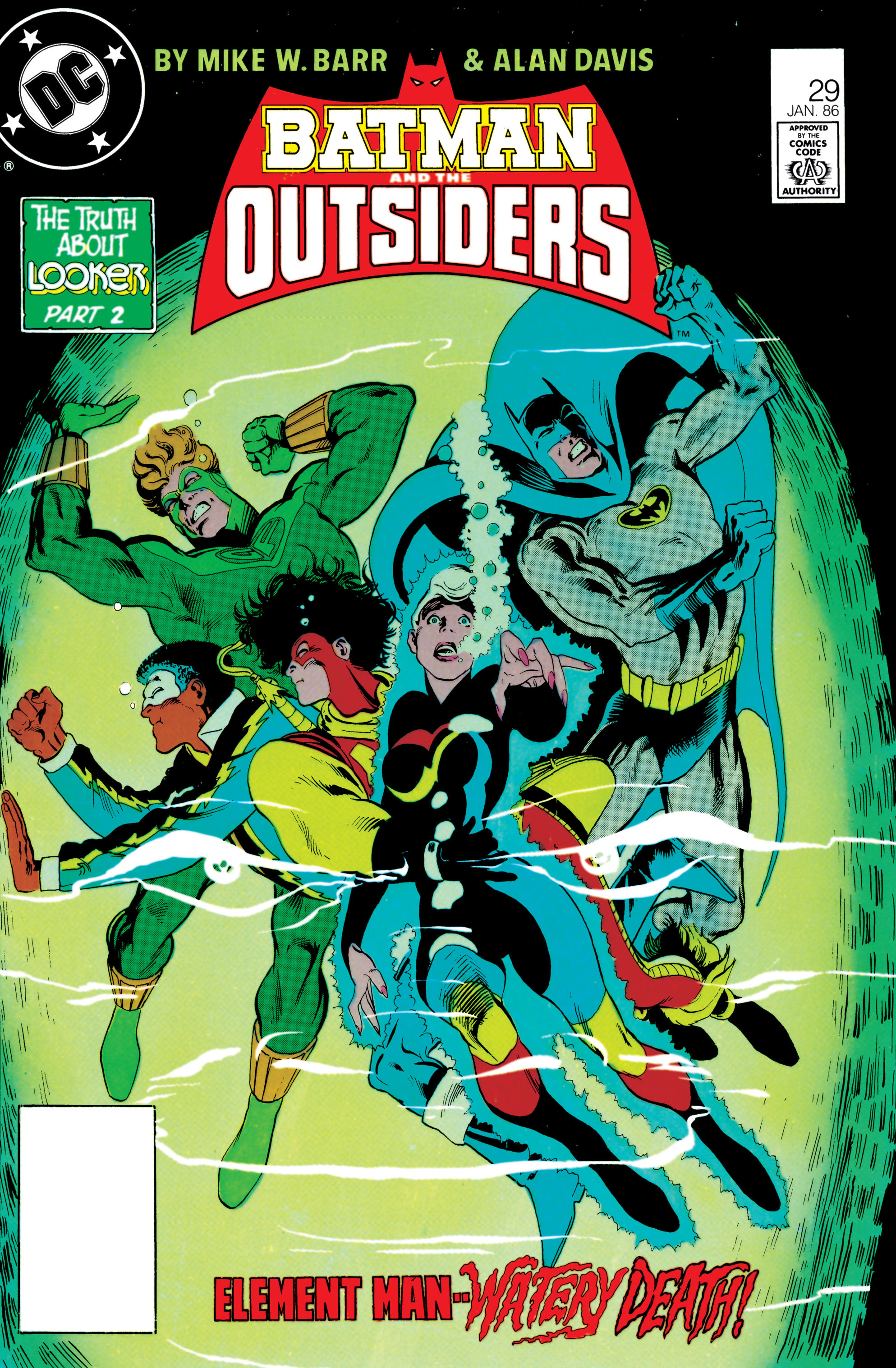 Read online Batman and the Outsiders (1983) comic -  Issue #29 - 1