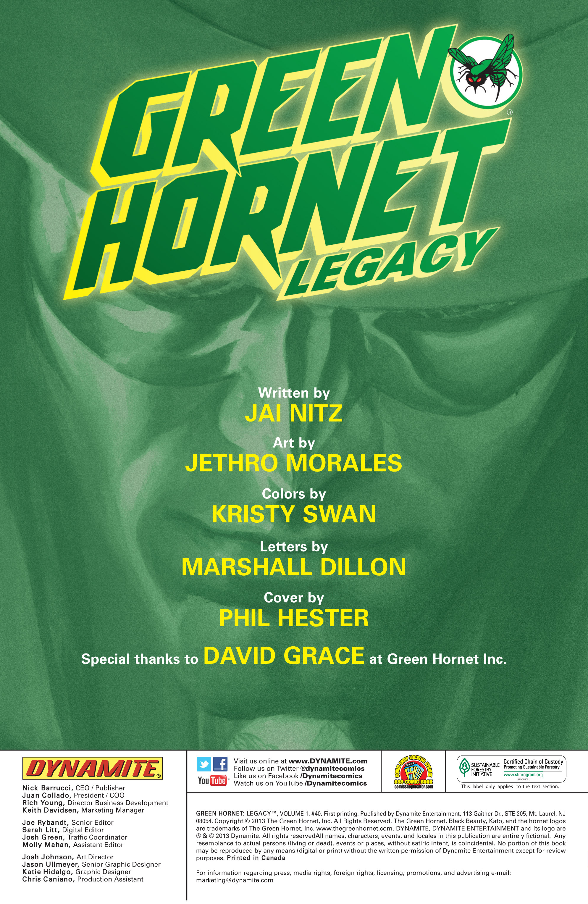 Read online Green Hornet: Legacy comic -  Issue #40 - 2