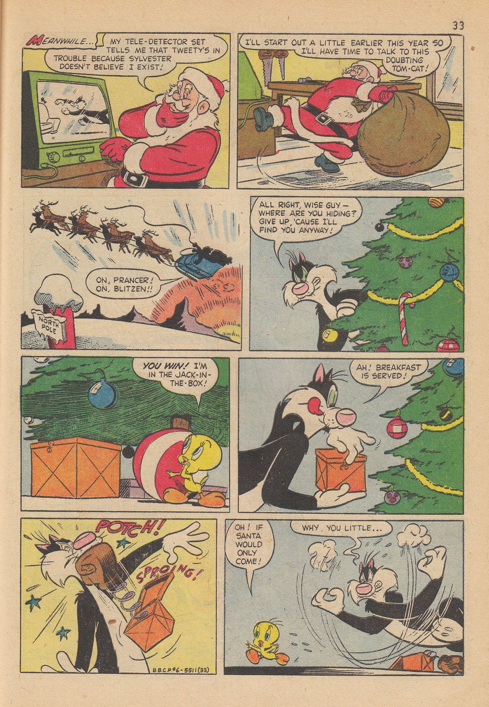 Read online Bugs Bunny's Christmas Funnies comic -  Issue # TPB 6 - 35