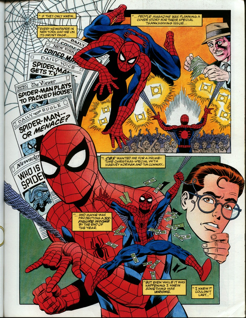 Read online Marvel Graphic Novel comic -  Issue #46 - Spider-Man - Parallel Lives - 17