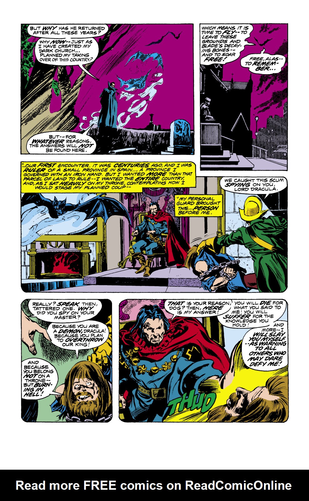 Read online Tomb of Dracula (1972) comic -  Issue #52 - 5