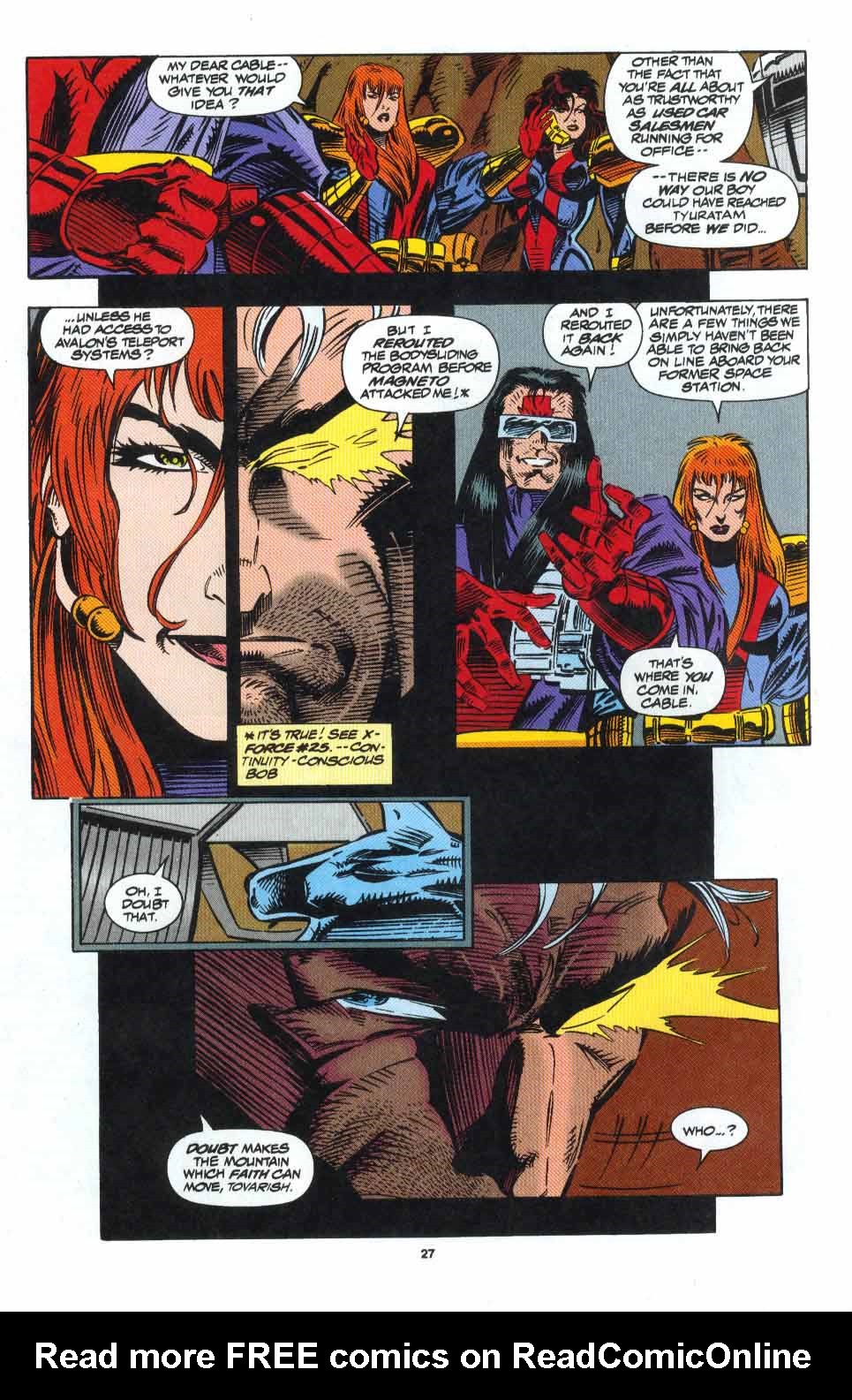 Read online Cable (1993) comic -  Issue #10 - 27