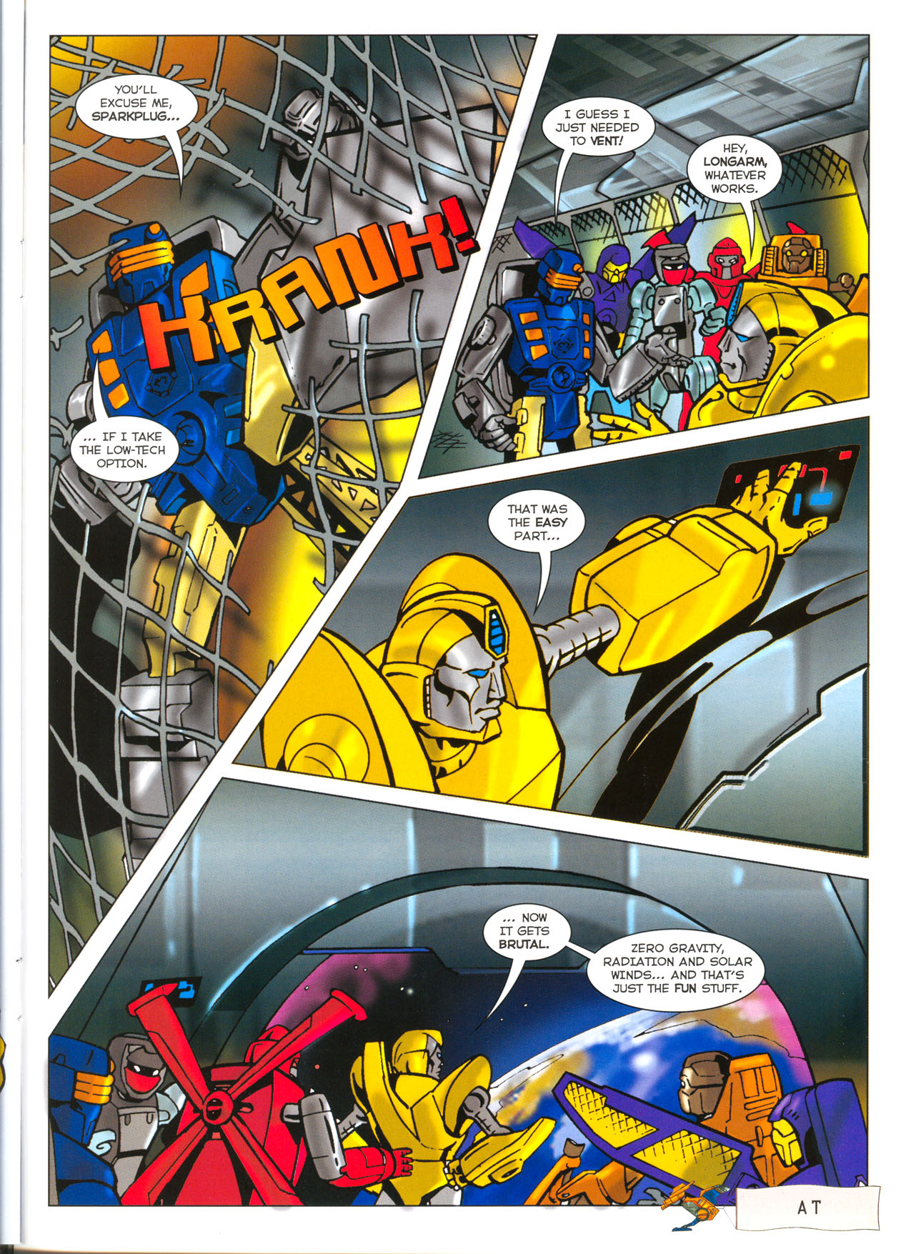 Read online Transformers: Armada (2003) comic -  Issue #8 - 17