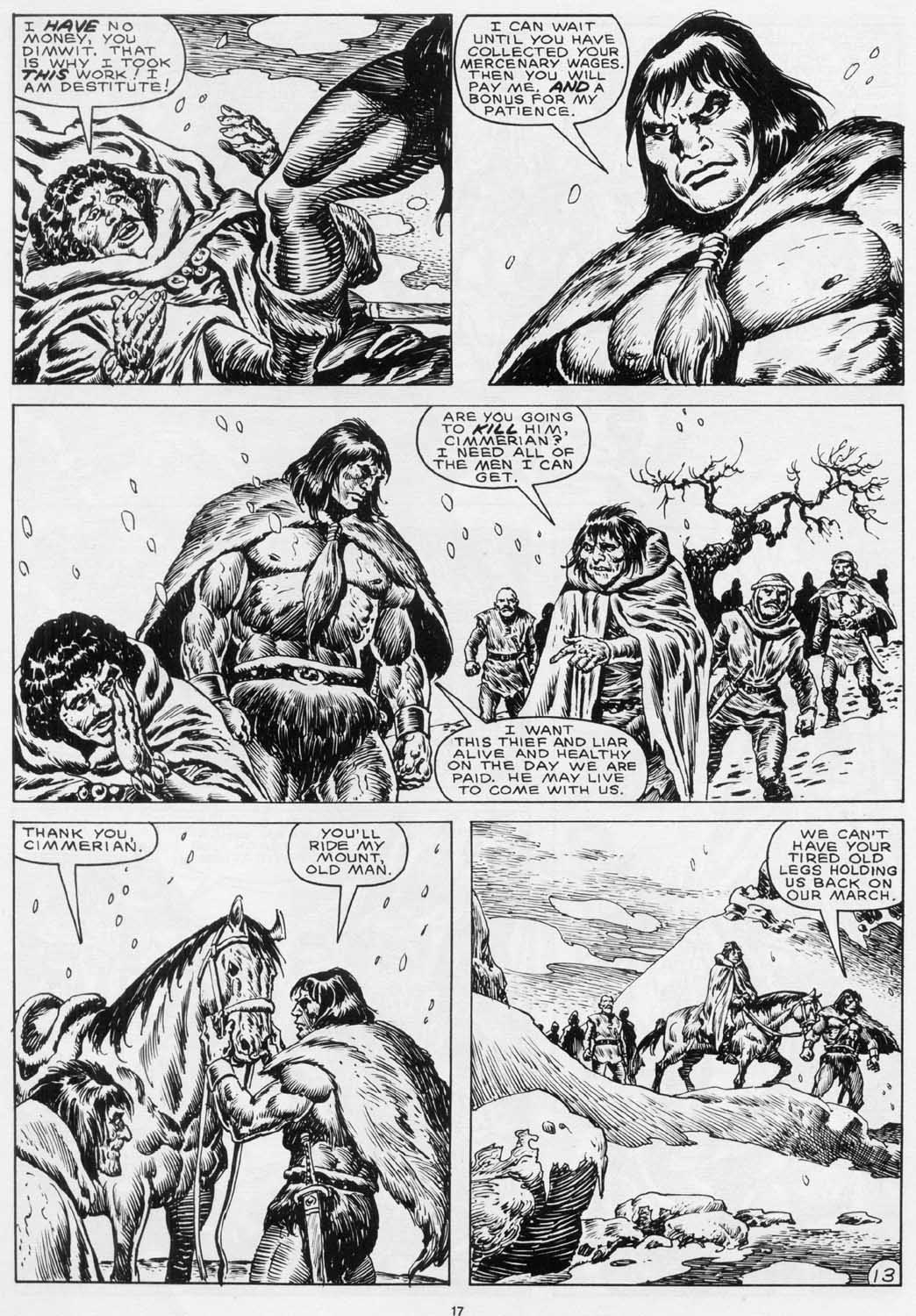 Read online The Savage Sword Of Conan comic -  Issue #155 - 19