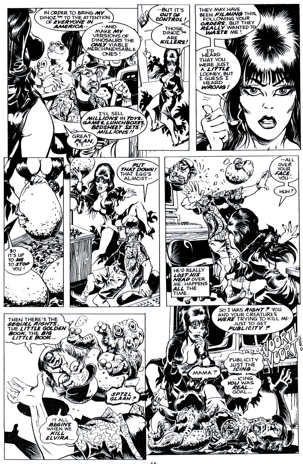 Read online Elvira, Mistress of the Dark comic -  Issue #9 - 16