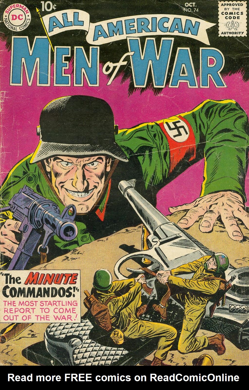 Read online All-American Men of War comic -  Issue #74 - 1