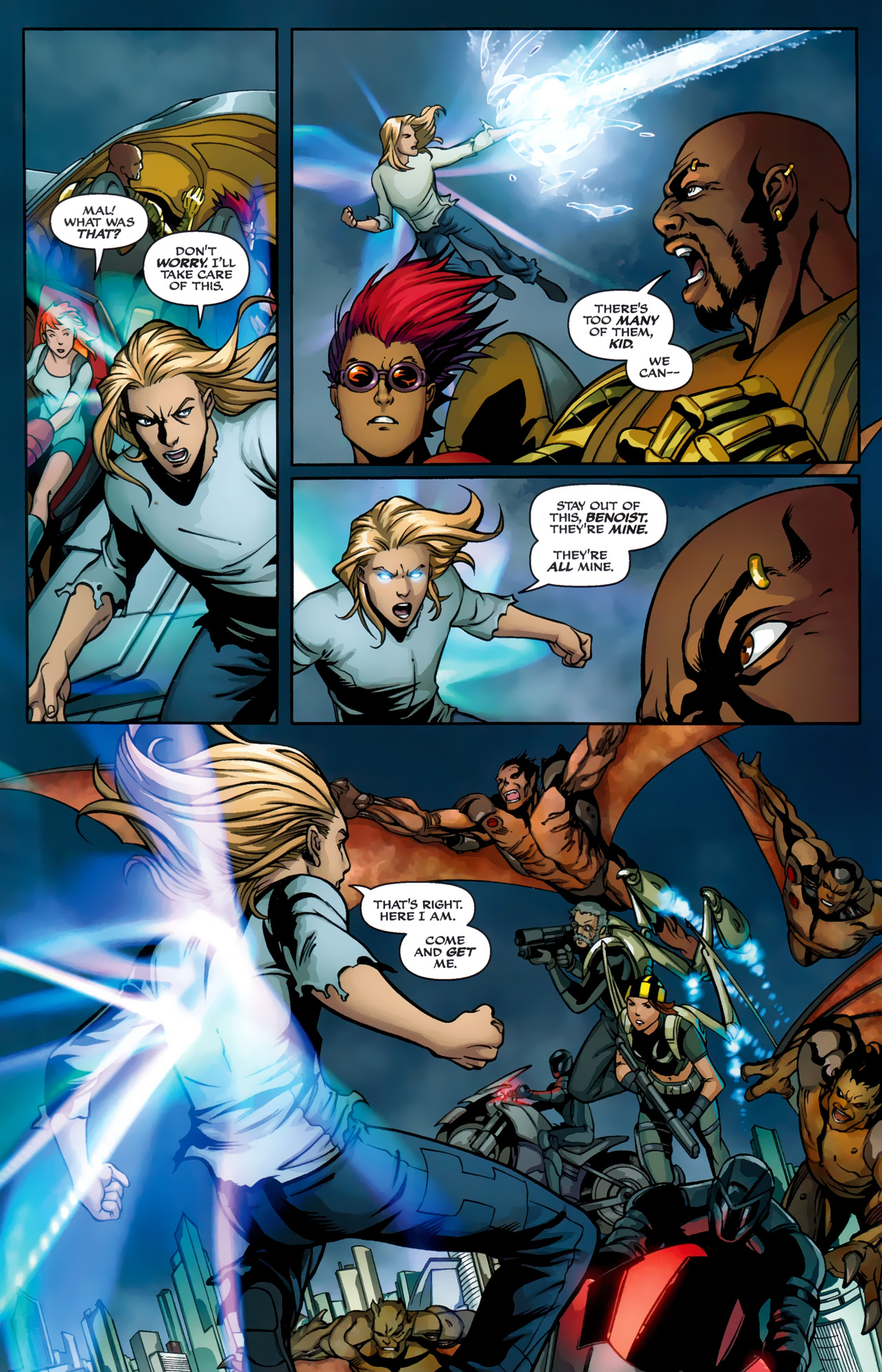 Read online Michael Turner's Soulfire (2009) comic -  Issue #9 - 11