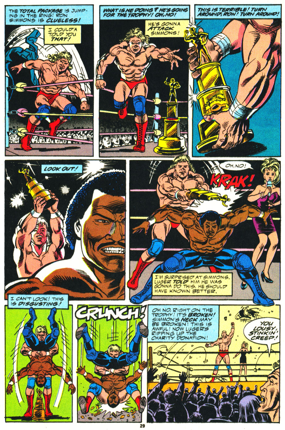 Read online WCW World Championship Wrestling comic -  Issue #1 - 22