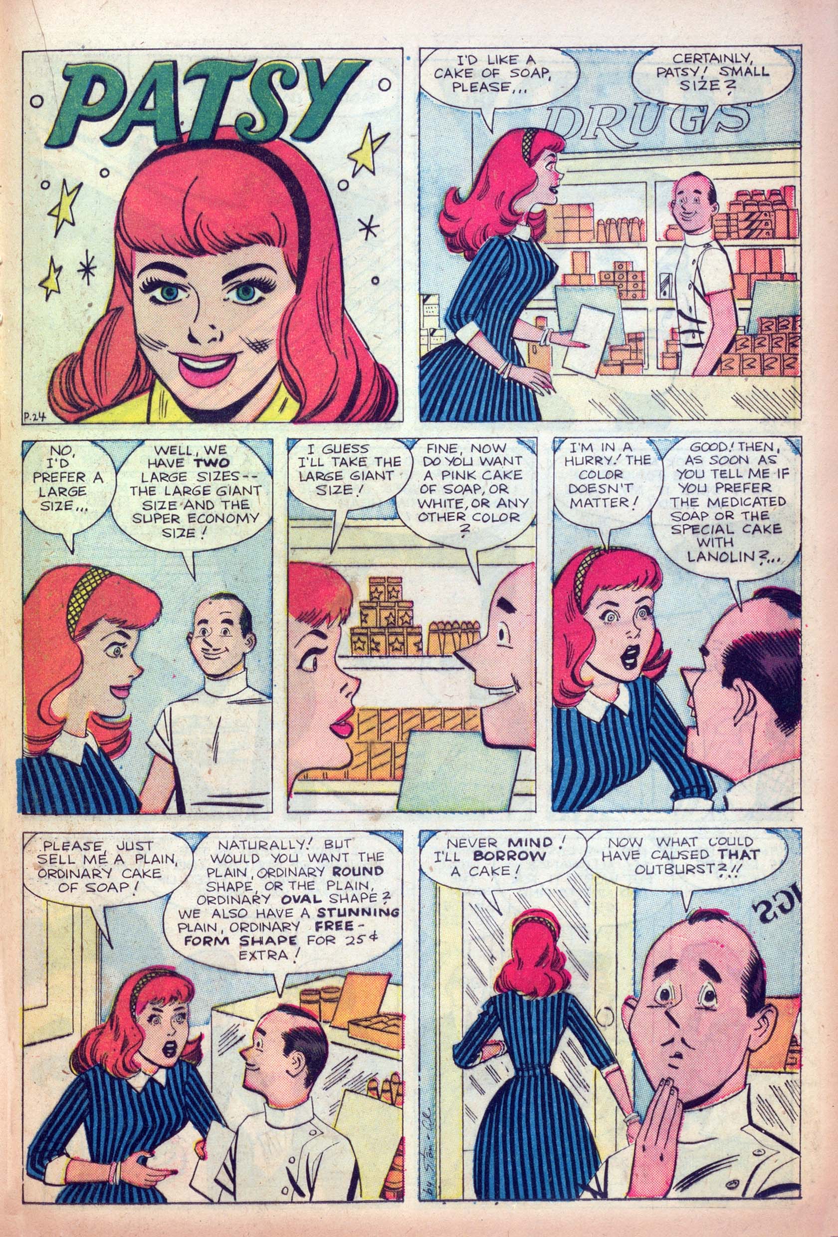 Read online Patsy and Hedy comic -  Issue #57 - 21