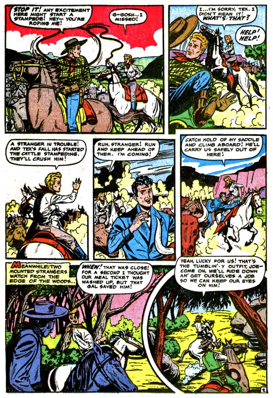 Read online Cowgirl Romances (1950) comic -  Issue #3 - 33