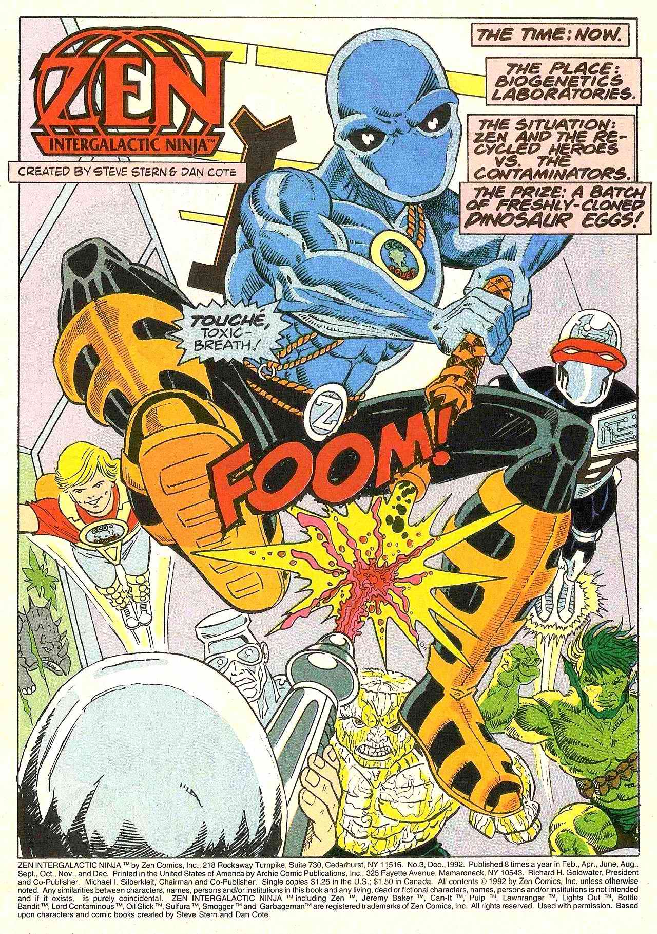 Read online Zen Intergalactic Ninja (1992) comic -  Issue #3 - 3