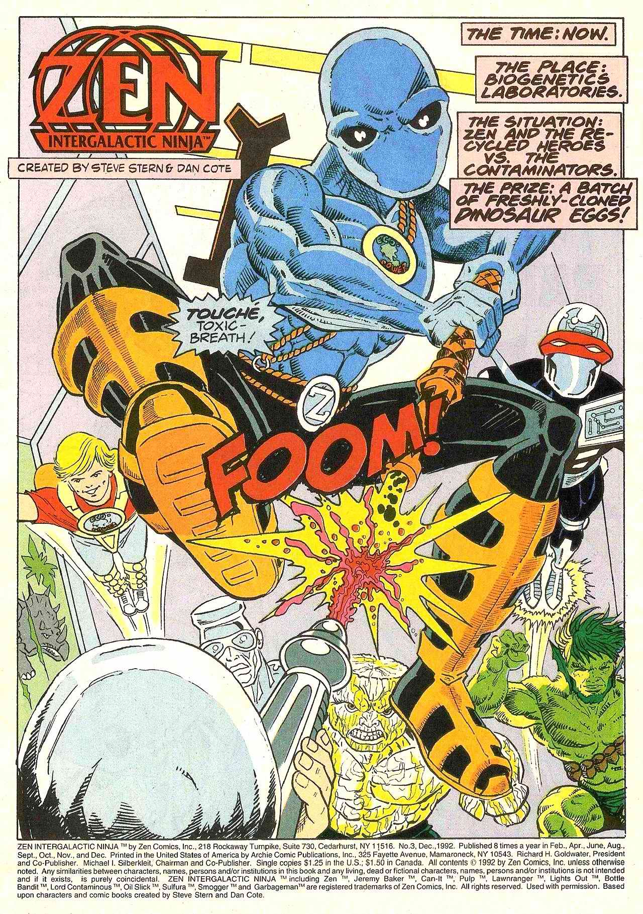 Read online Zen Intergalactic Ninja (1992) comic -  Issue #3 - 3