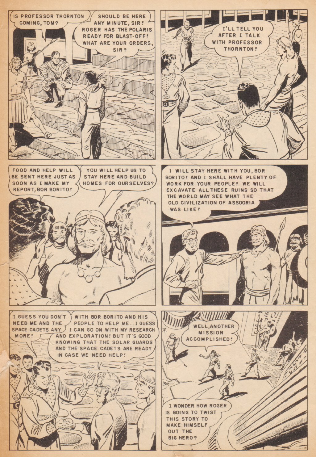 Read online Tom Corbett, Space Cadet comic -  Issue #4 - 35