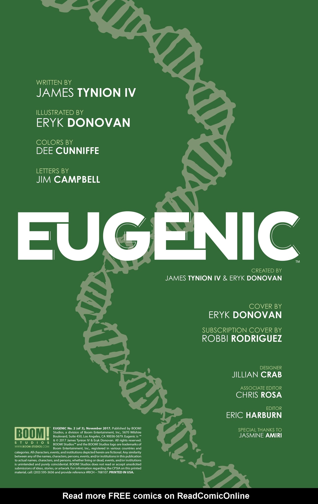 Read online Eugenic comic -  Issue #2 - 2