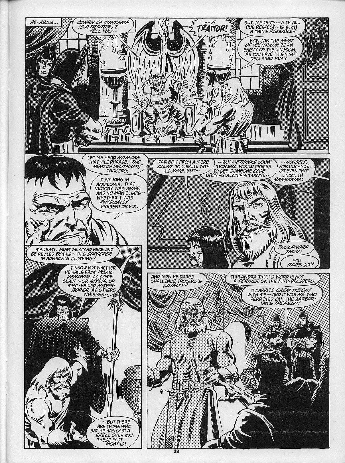 Read online The Savage Sword Of Conan comic -  Issue #201 - 25