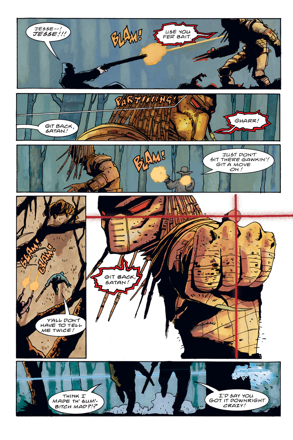 Read online Predator: Hell Come a Walkin'/1718 comic -  Issue # Full - 35