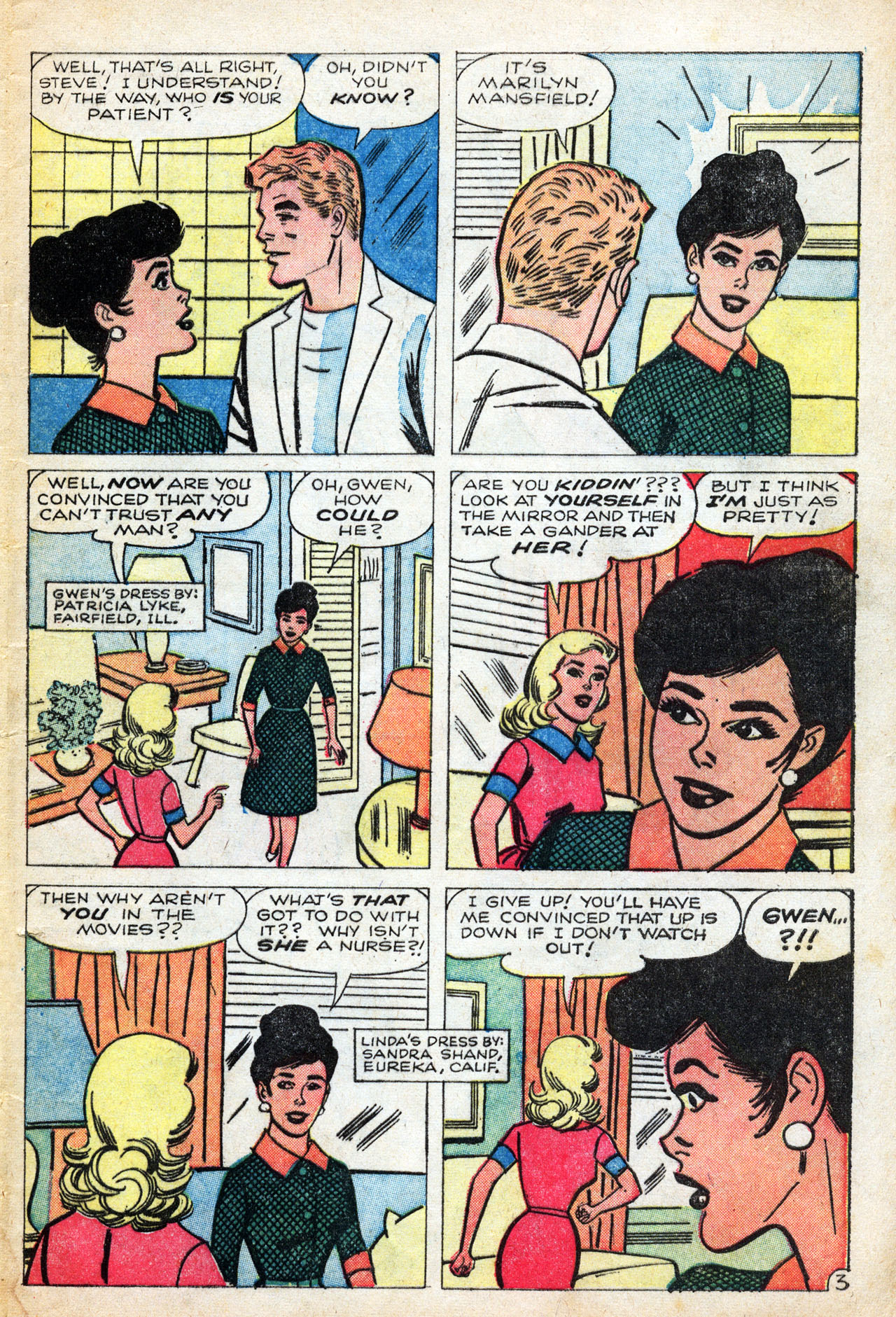 Read online Linda Carter, Student Nurse comic -  Issue #4 - 5