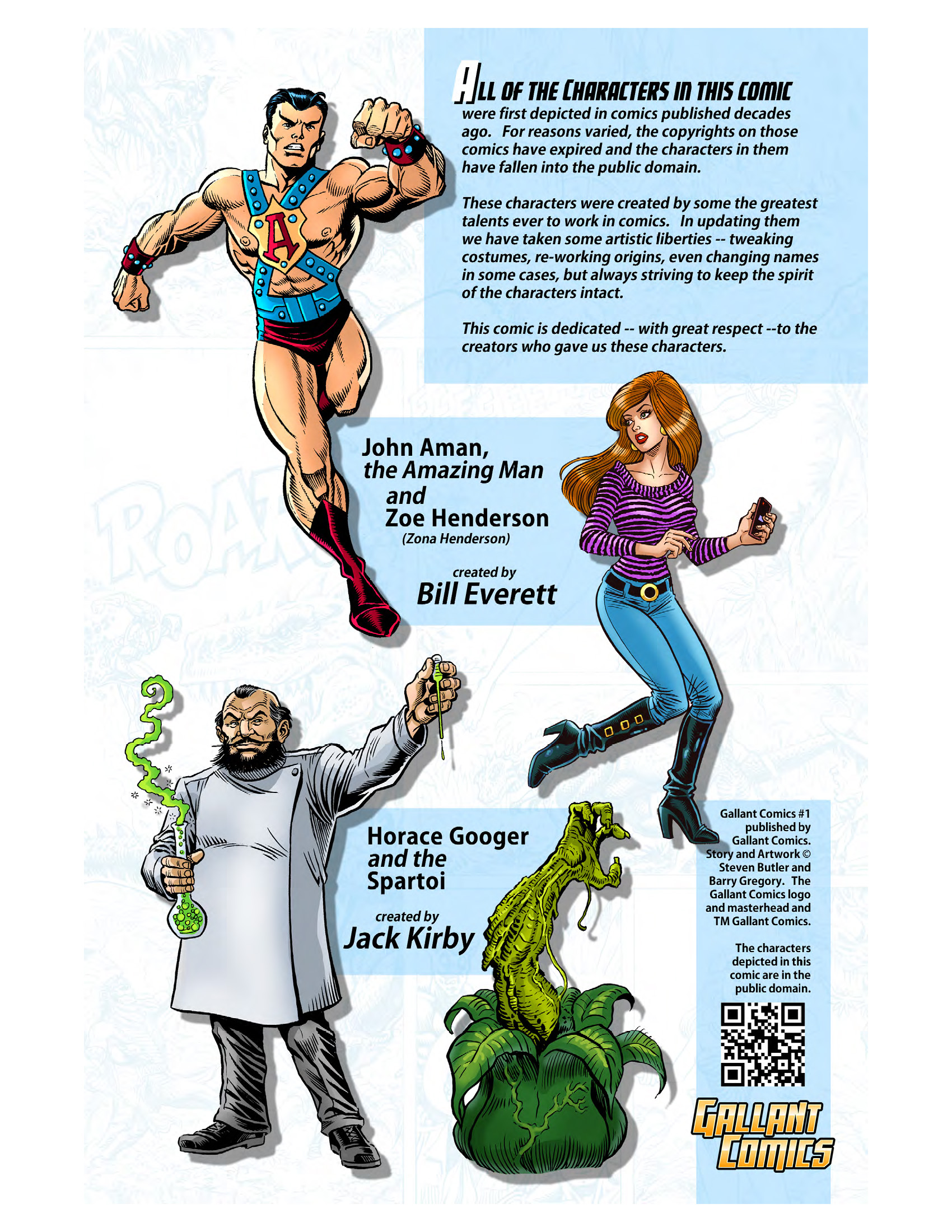 Read online Gallant Comics comic -  Issue #1 - 2