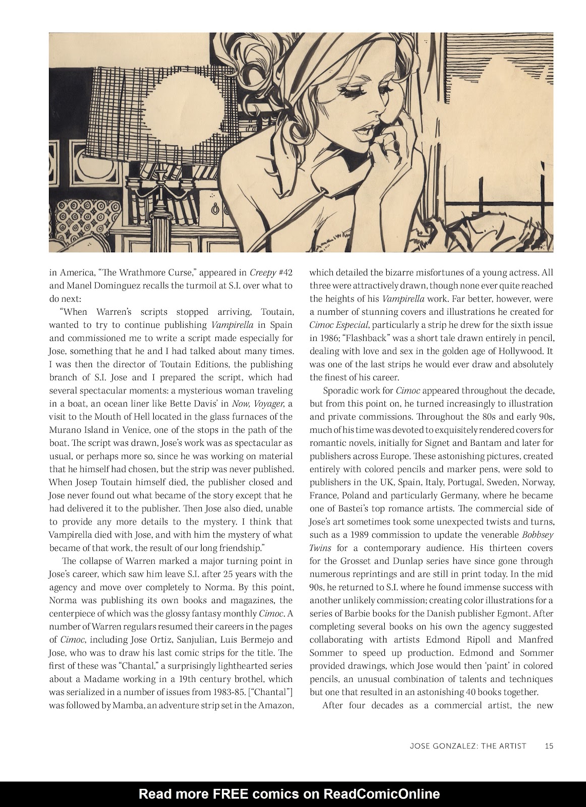 Read online The Art of Jose Gonzalez comic -  Issue # TPB (Part 1) - 16