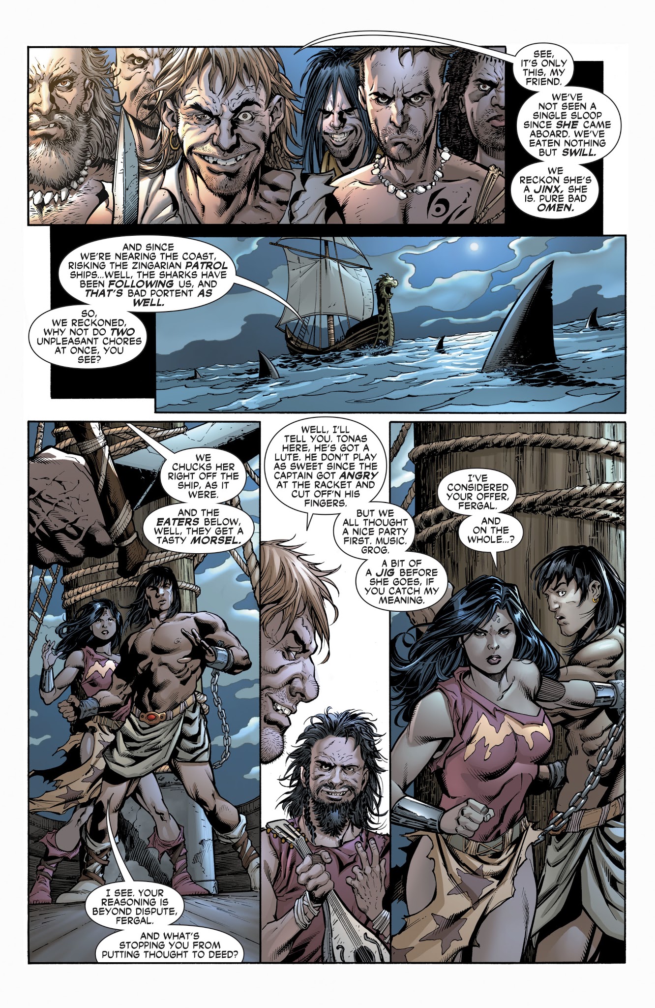 Read online Wonder Woman/Conan comic -  Issue #2 - 21