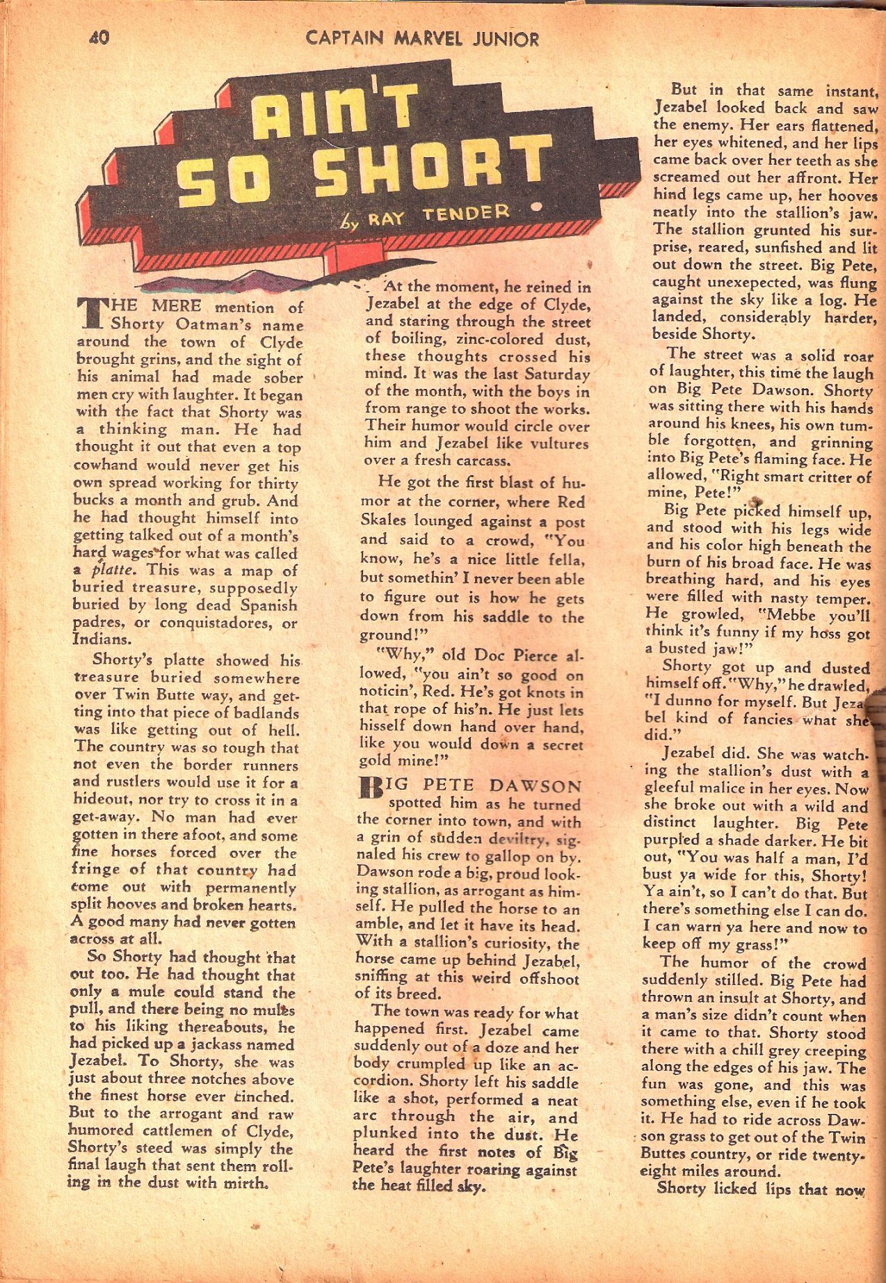 Read online Captain Marvel, Jr. comic -  Issue #09 - 40