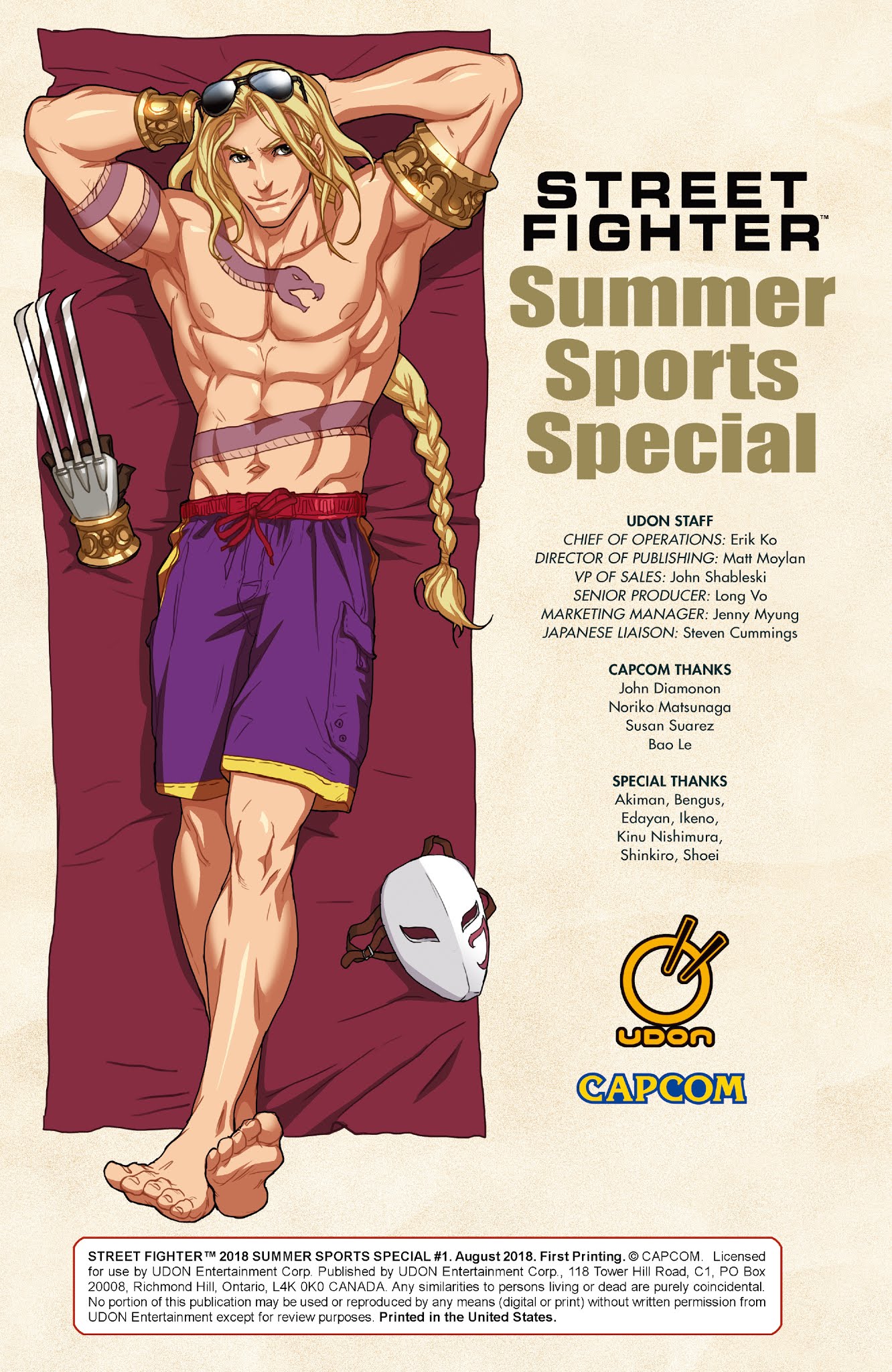 Read online Street Fighter Summer Sports Special 2018 comic -  Issue # Full - 4