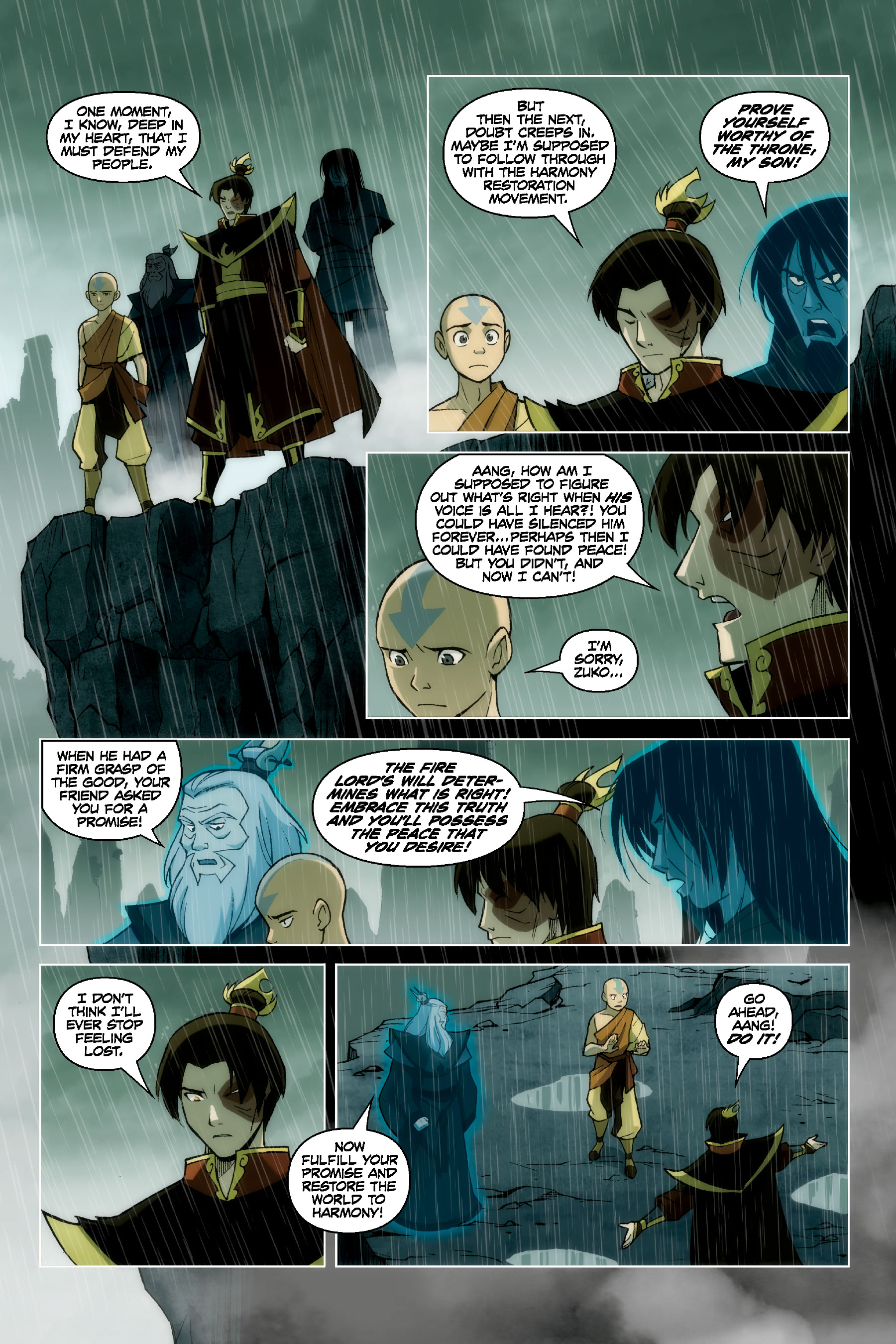 Read online Nickelodeon Avatar: The Last Airbender - The Promise comic -  Issue # _TPB Omnibus (Part 2) - 49