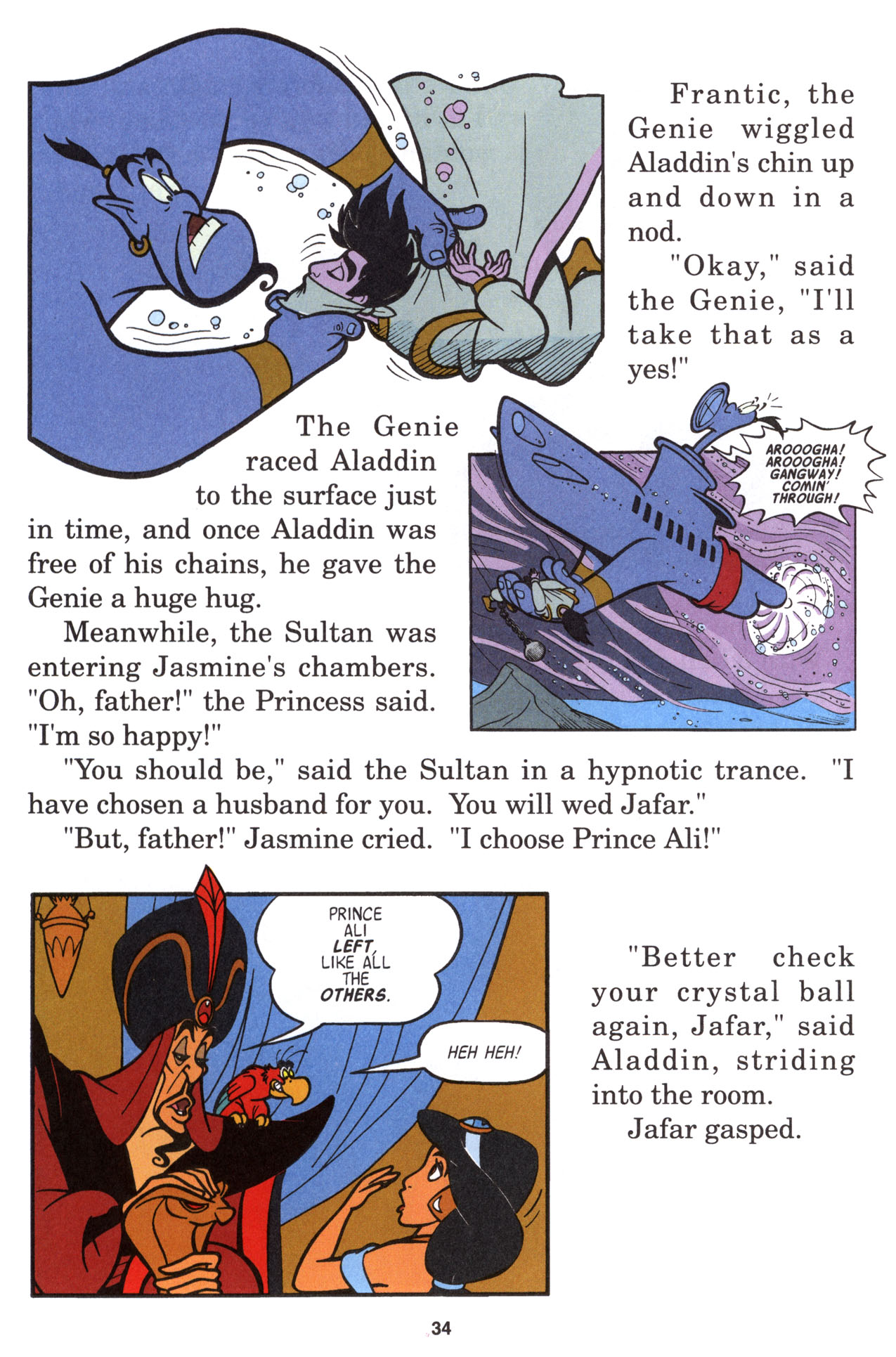Read online Disney's Junior Graphic Novel Aladdin comic -  Issue # Full - 36