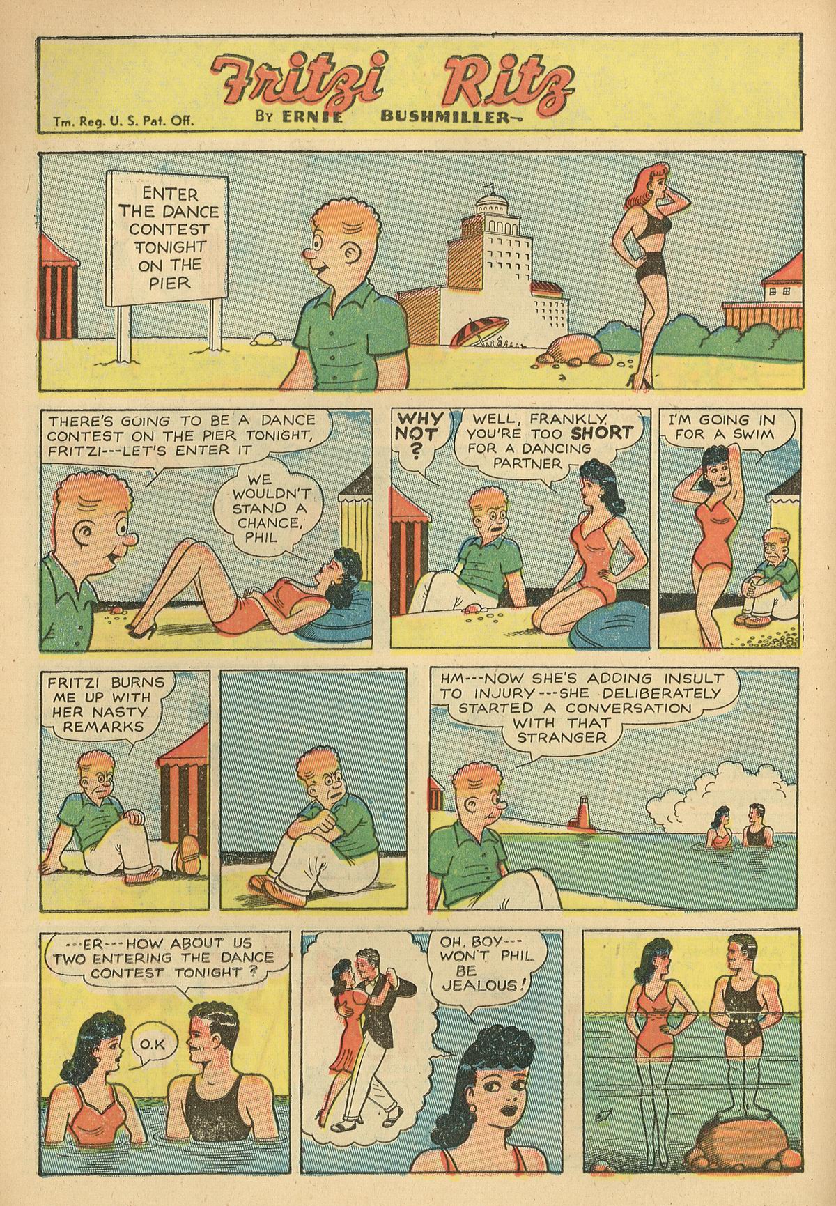 Read online Fritzi Ritz (1953) comic -  Issue #3 - 14