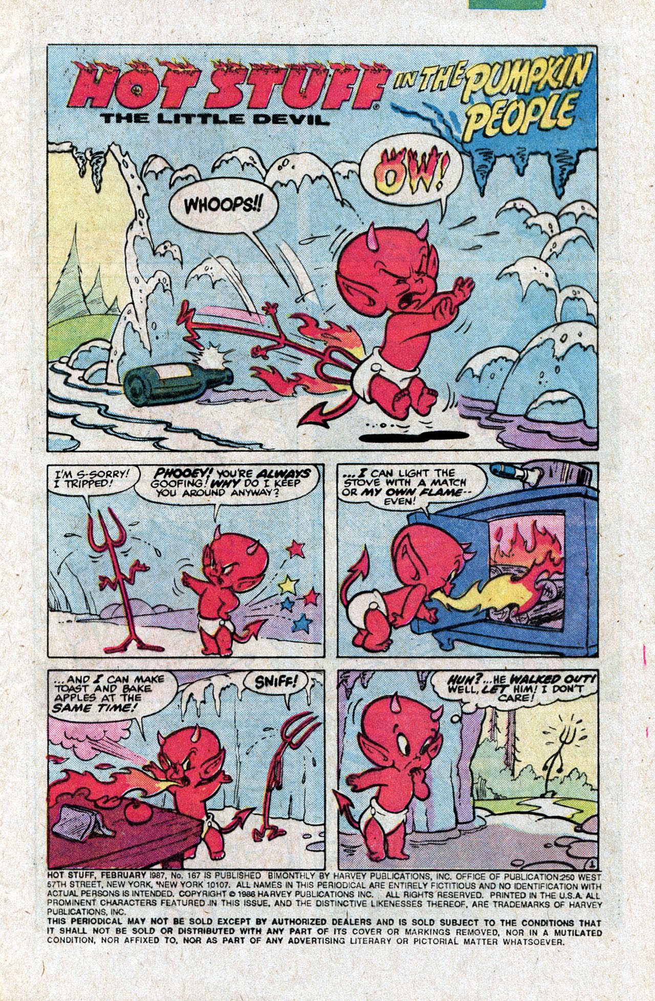 Read online Hot Stuff, the Little Devil comic -  Issue #167 - 5