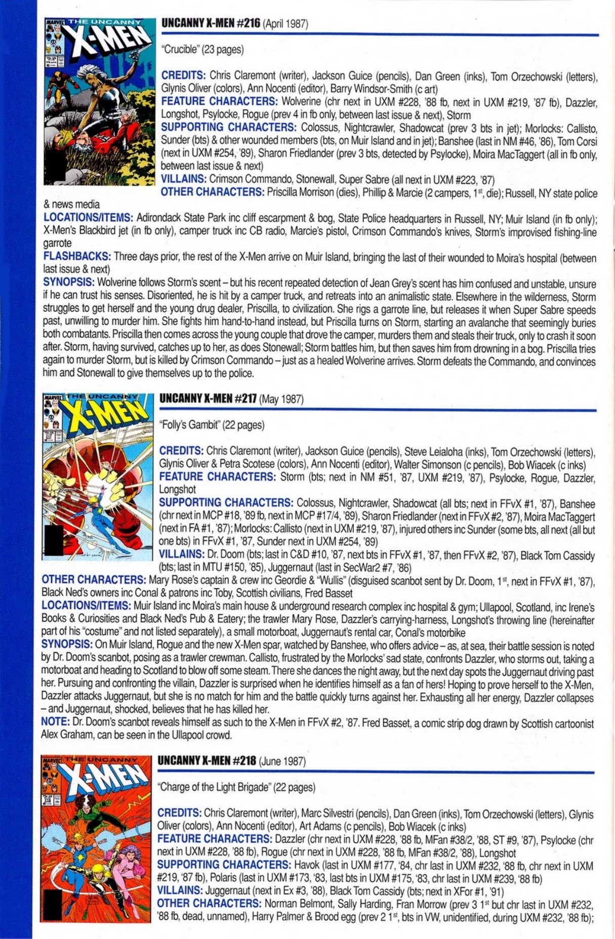 Read online Official Index to the Marvel Universe comic -  Issue #5 - 60