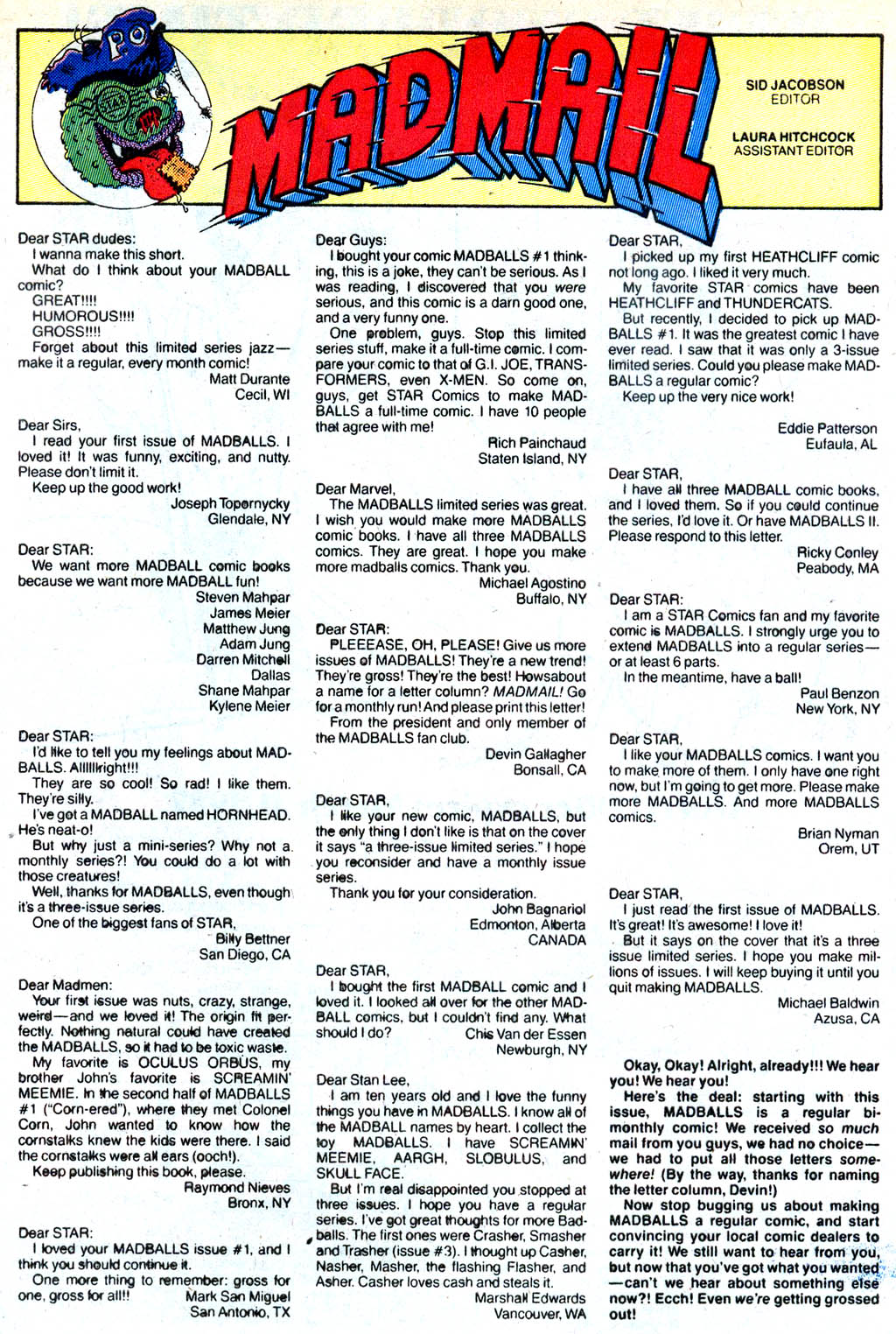 Read online Madballs comic -  Issue #4 - 24