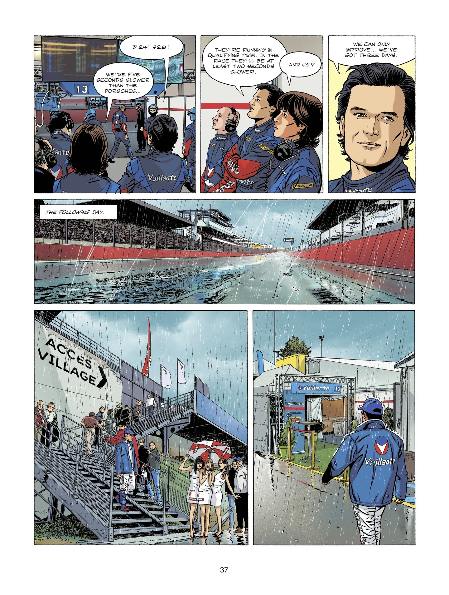 Read online Michel Vaillant comic -  Issue #6 - 37