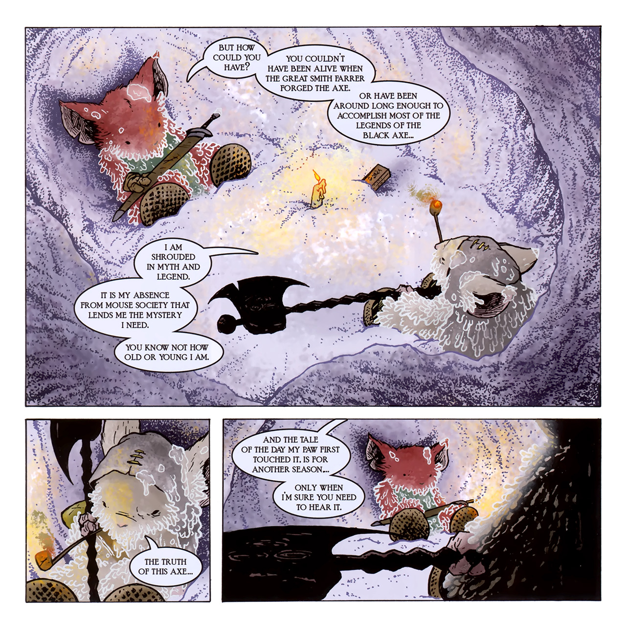 Read online Mouse Guard: Winter 1152 comic -  Issue #3 - 12