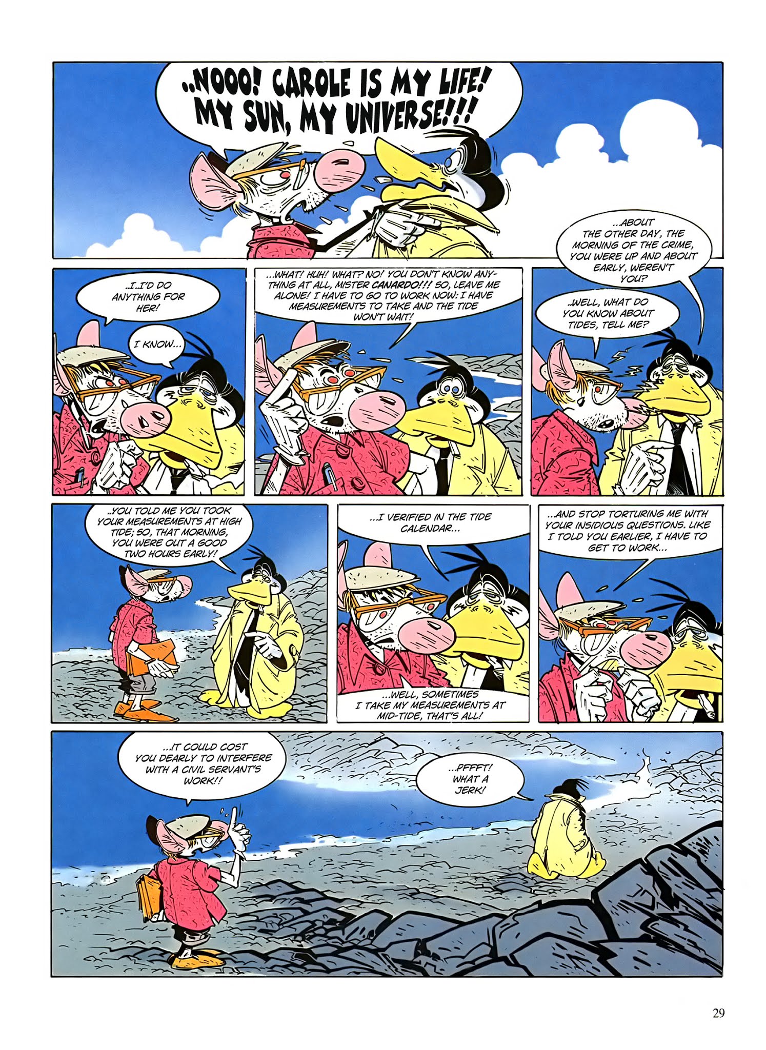 Read online Une enquête de l'inspecteur Canardo comic -  Issue #7 - 30