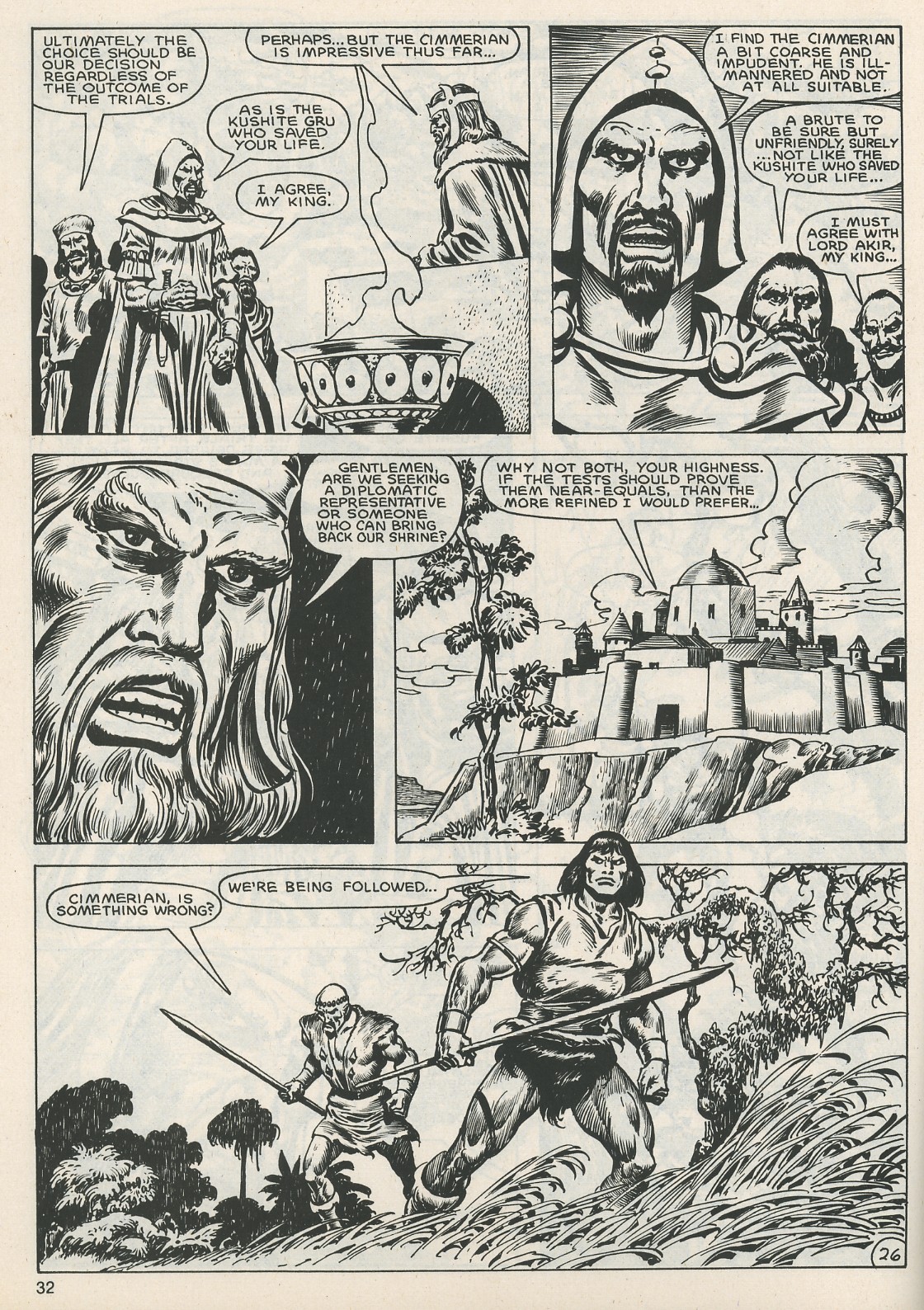 Read online The Savage Sword Of Conan comic -  Issue #113 - 32