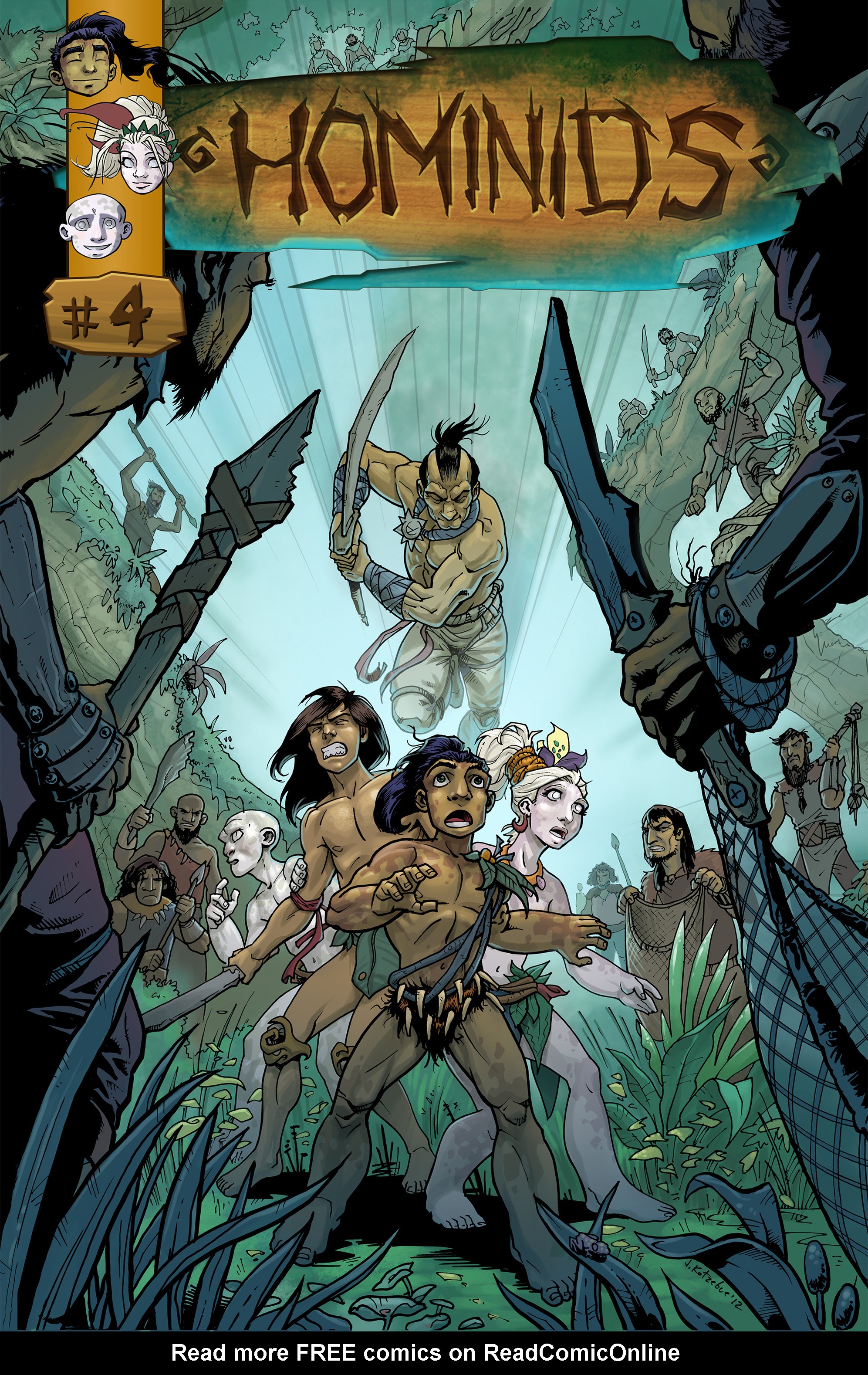 Read online Hominids comic -  Issue #4 - 1