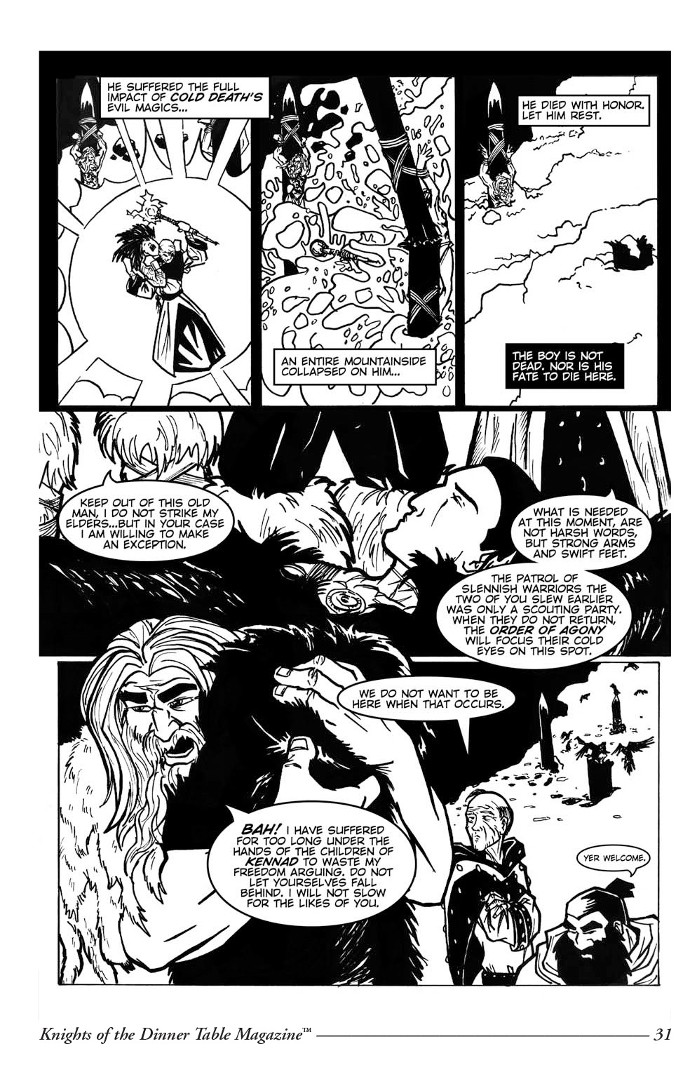 Read online Knights of the Dinner Table comic -  Issue #29 - 33